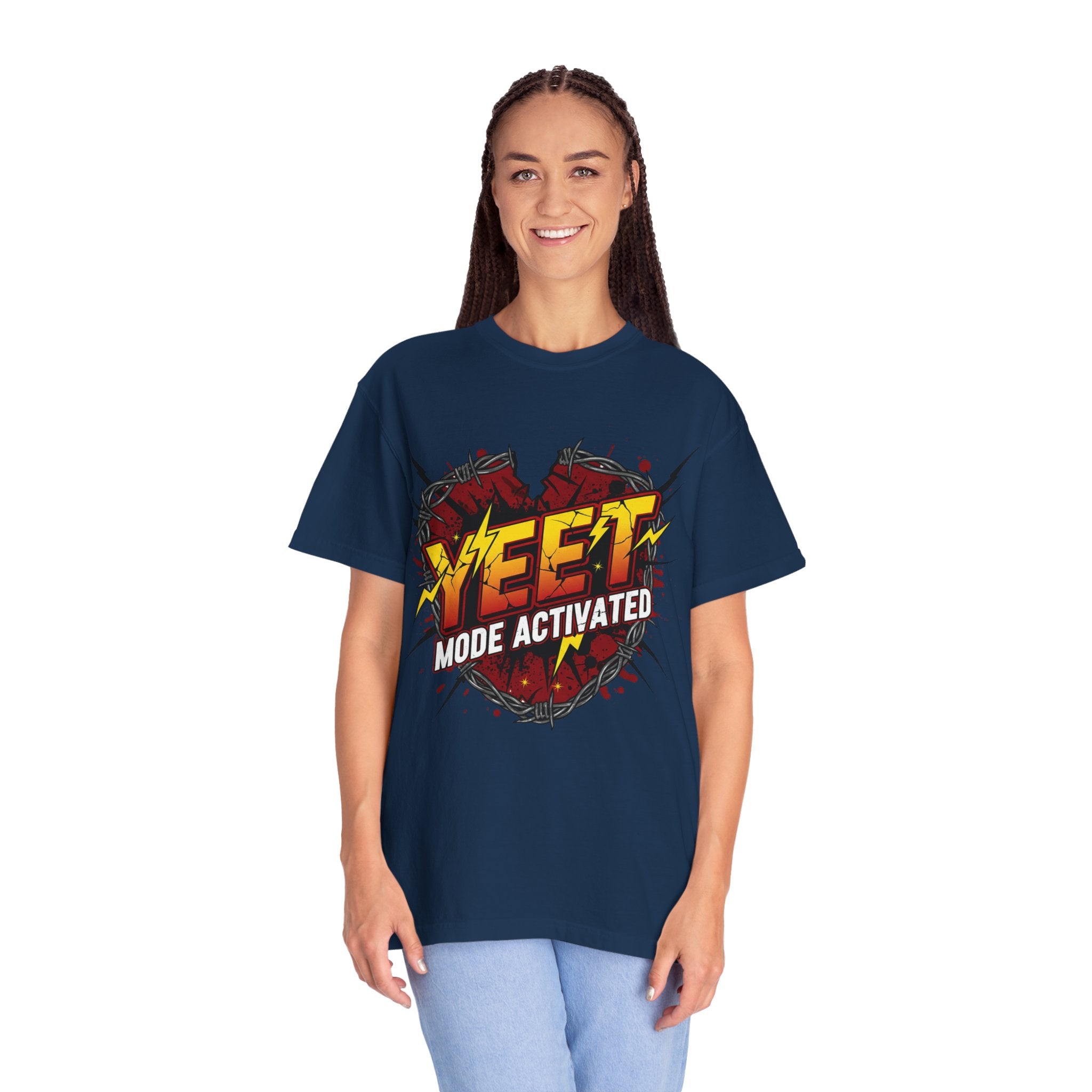 Yeet Mode Activated T-shirt — Funny Graphic Tee for Teens & Gamers
