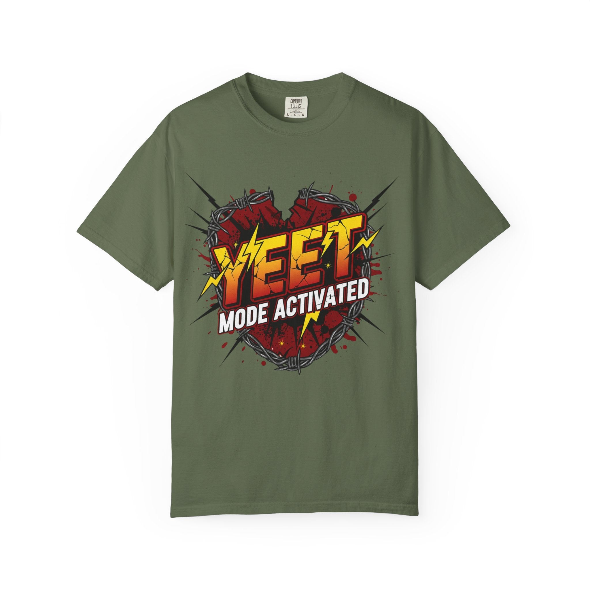 Yeet Mode Activated T-shirt — Funny Graphic Tee for Teens & Gamers