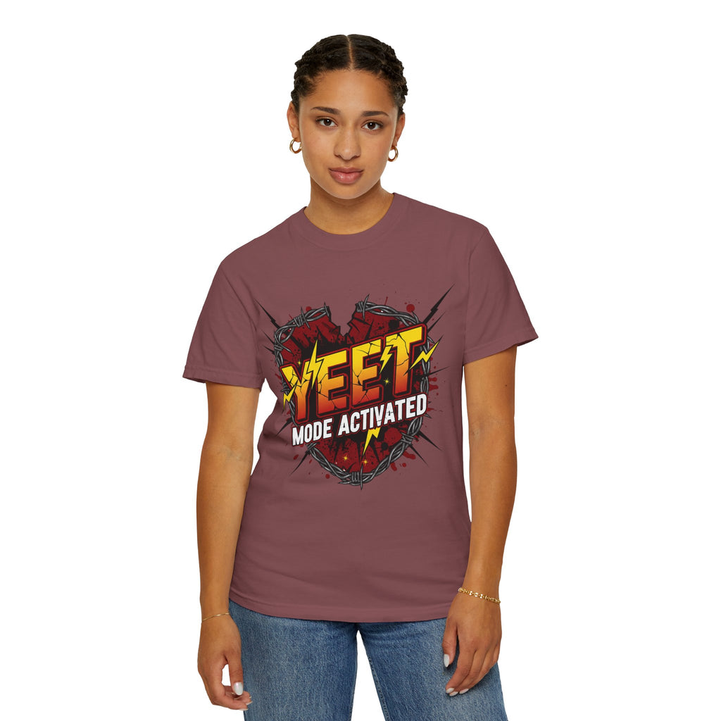Yeet Mode Activated T-shirt — Funny Graphic Tee for Teens & Gamers