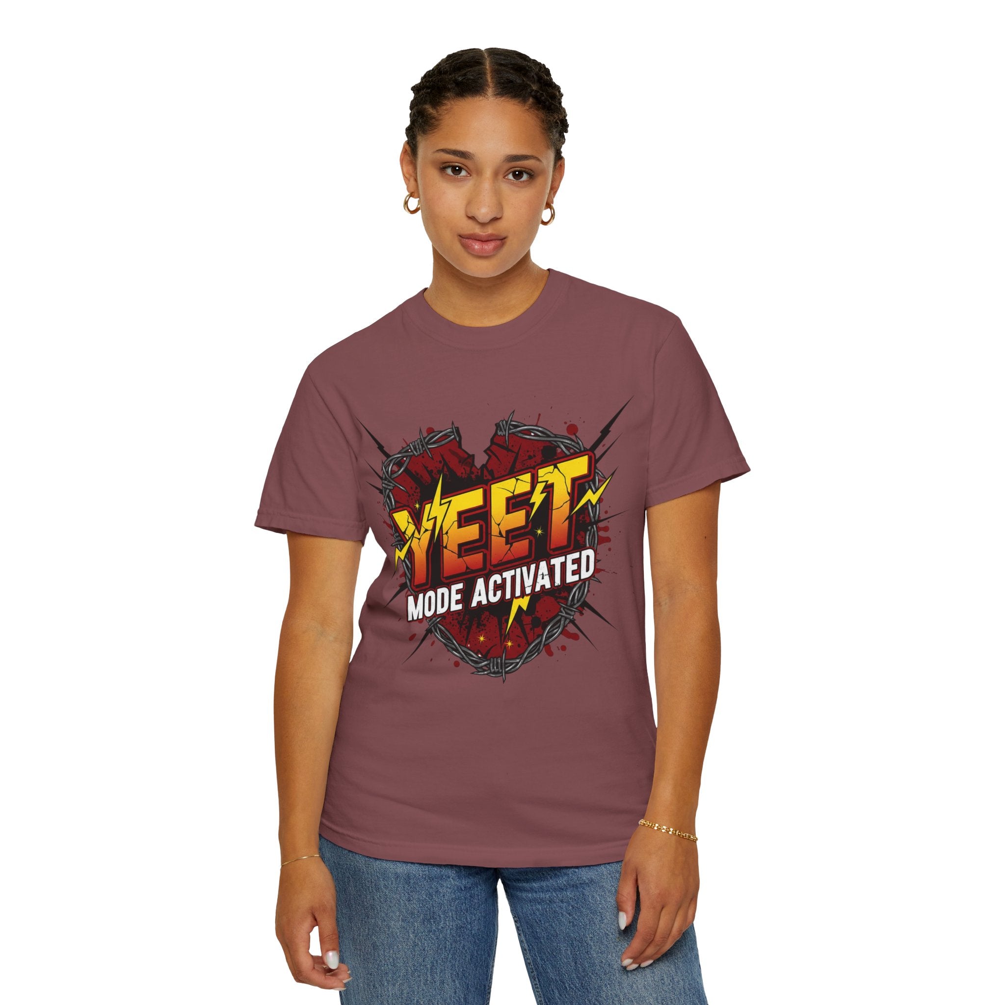 Yeet Mode Activated T-shirt — Funny Graphic Tee for Teens & Gamers