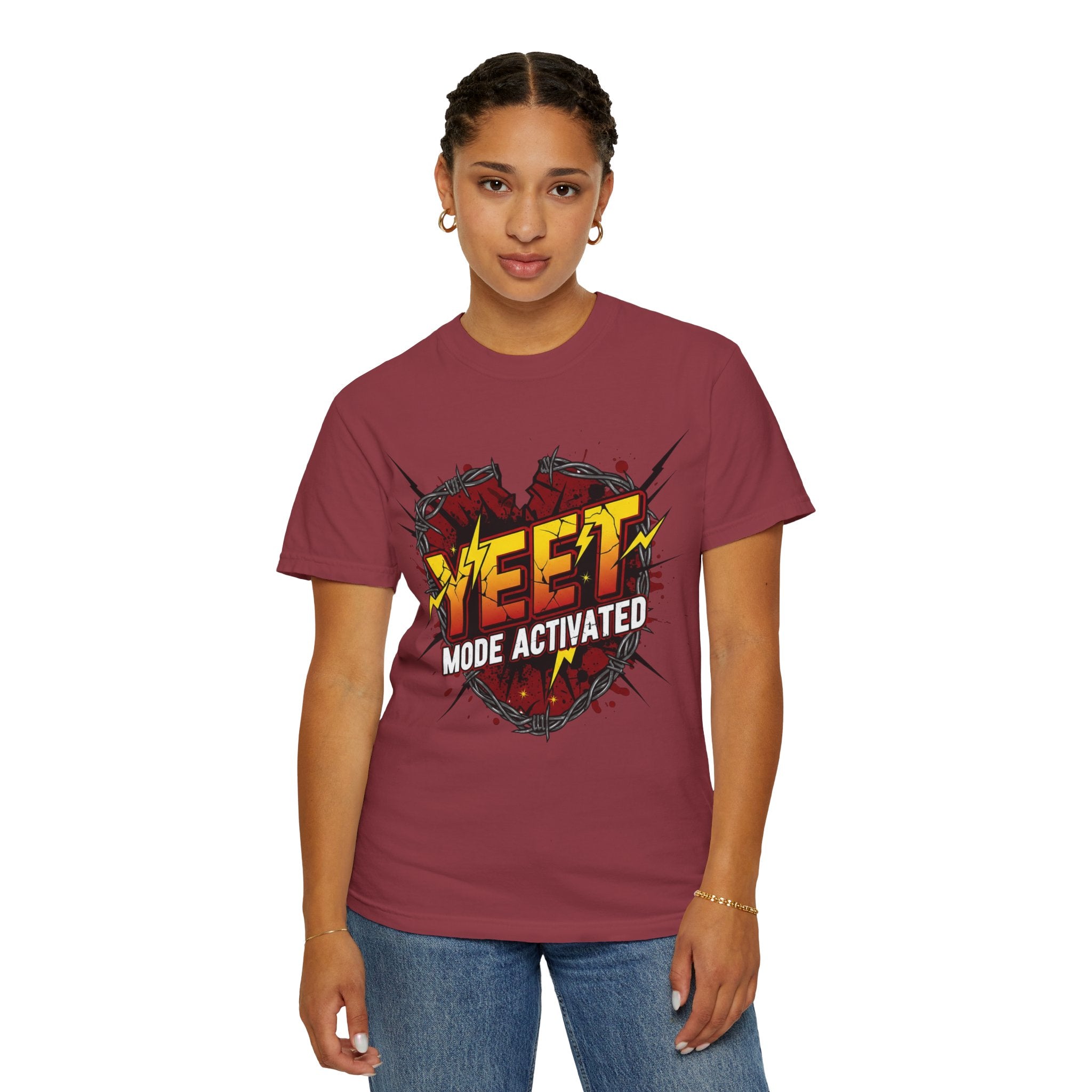Yeet Mode Activated T-shirt — Funny Graphic Tee for Teens & Gamers
