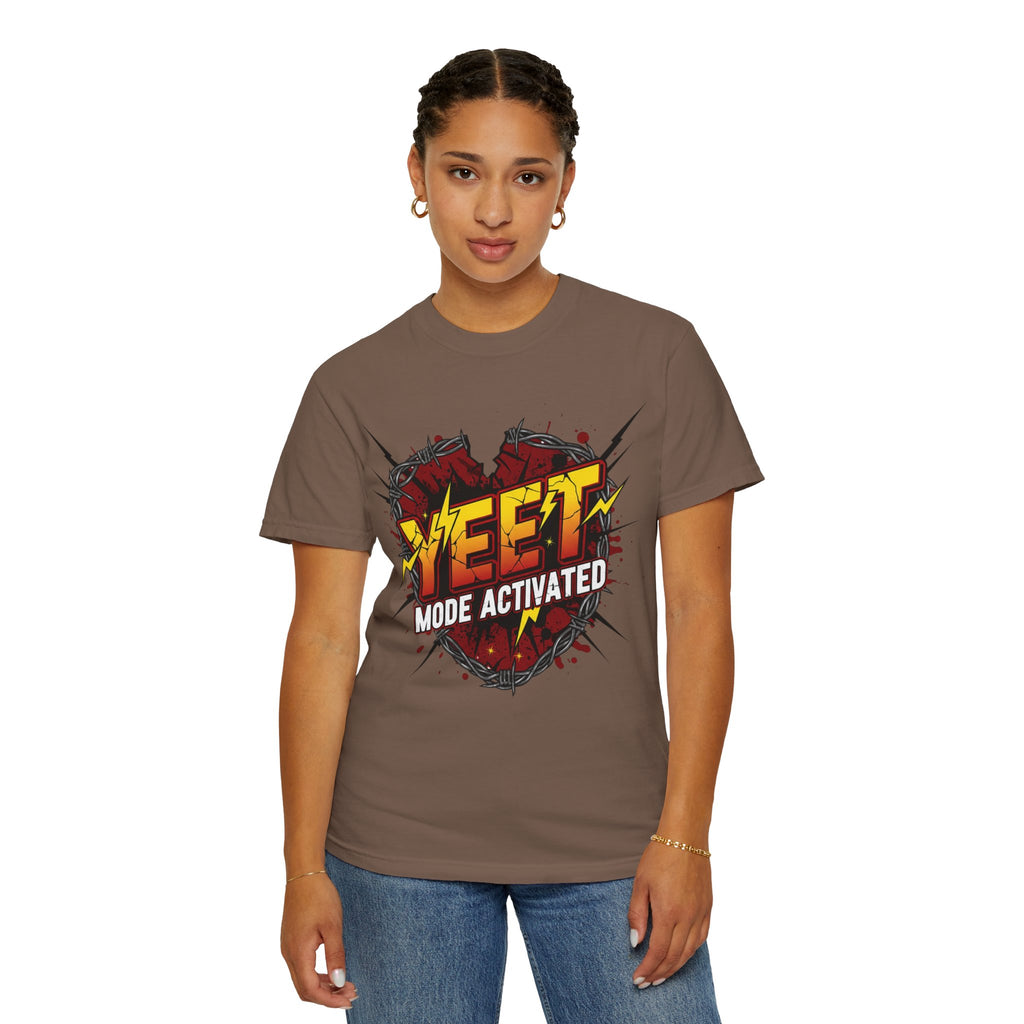 Yeet Mode Activated T-shirt — Funny Graphic Tee for Teens & Gamers