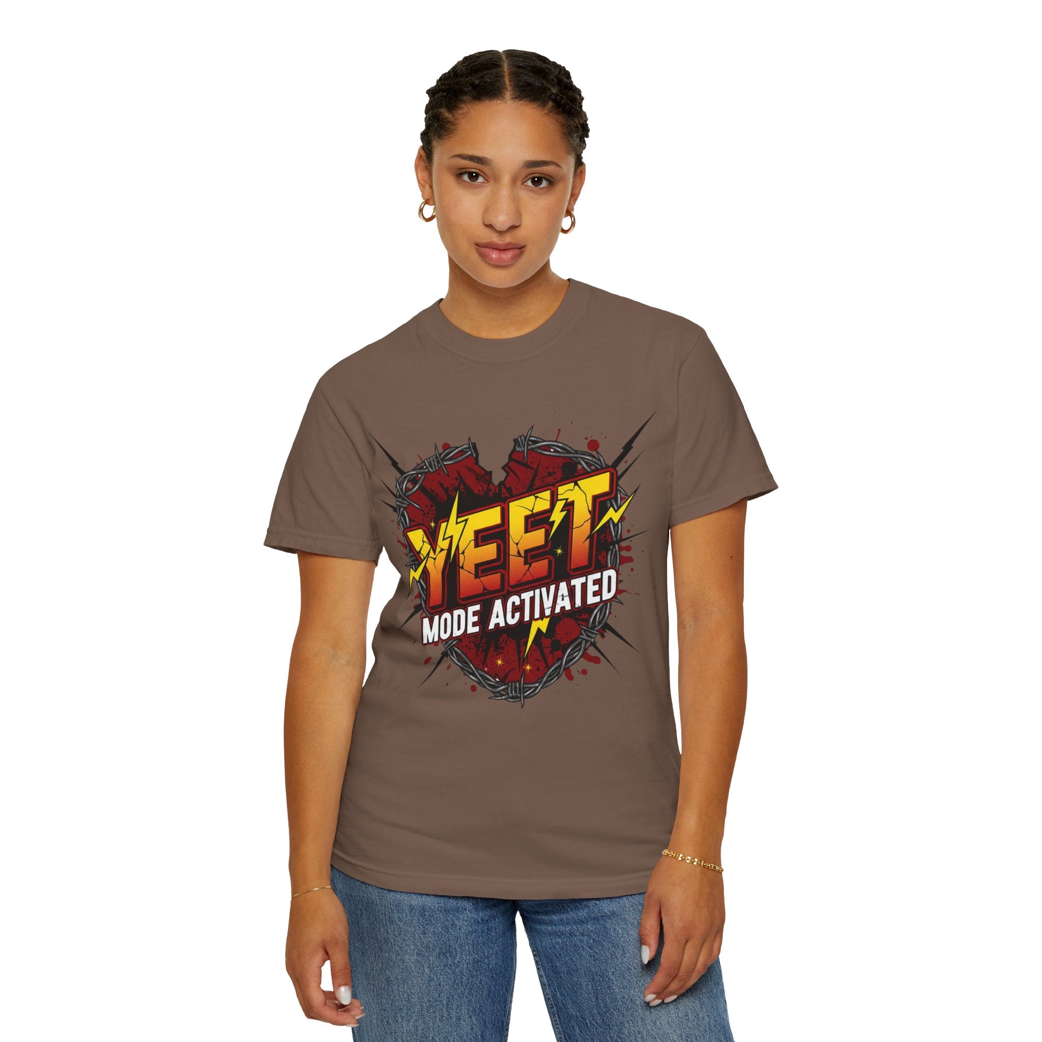 Yeet Mode Activated T-shirt — Funny Graphic Tee for Teens & Gamers