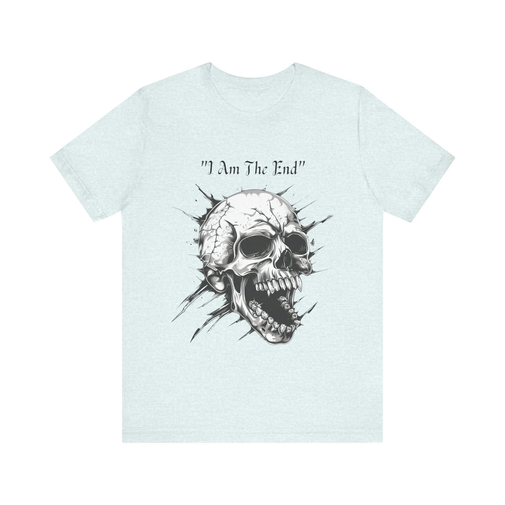 Skull Graphic Tee "I Am The End" - Gothic Rock T-Shirt