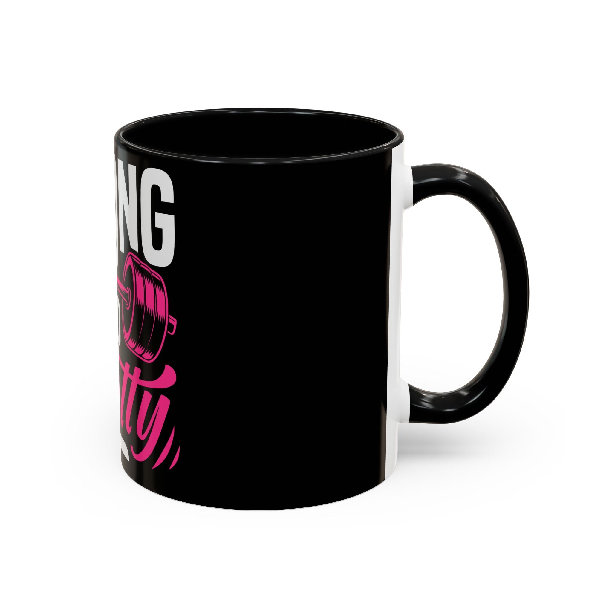Strong and Pretty Coffee Mug — Motivational Fitness Coffee Cup