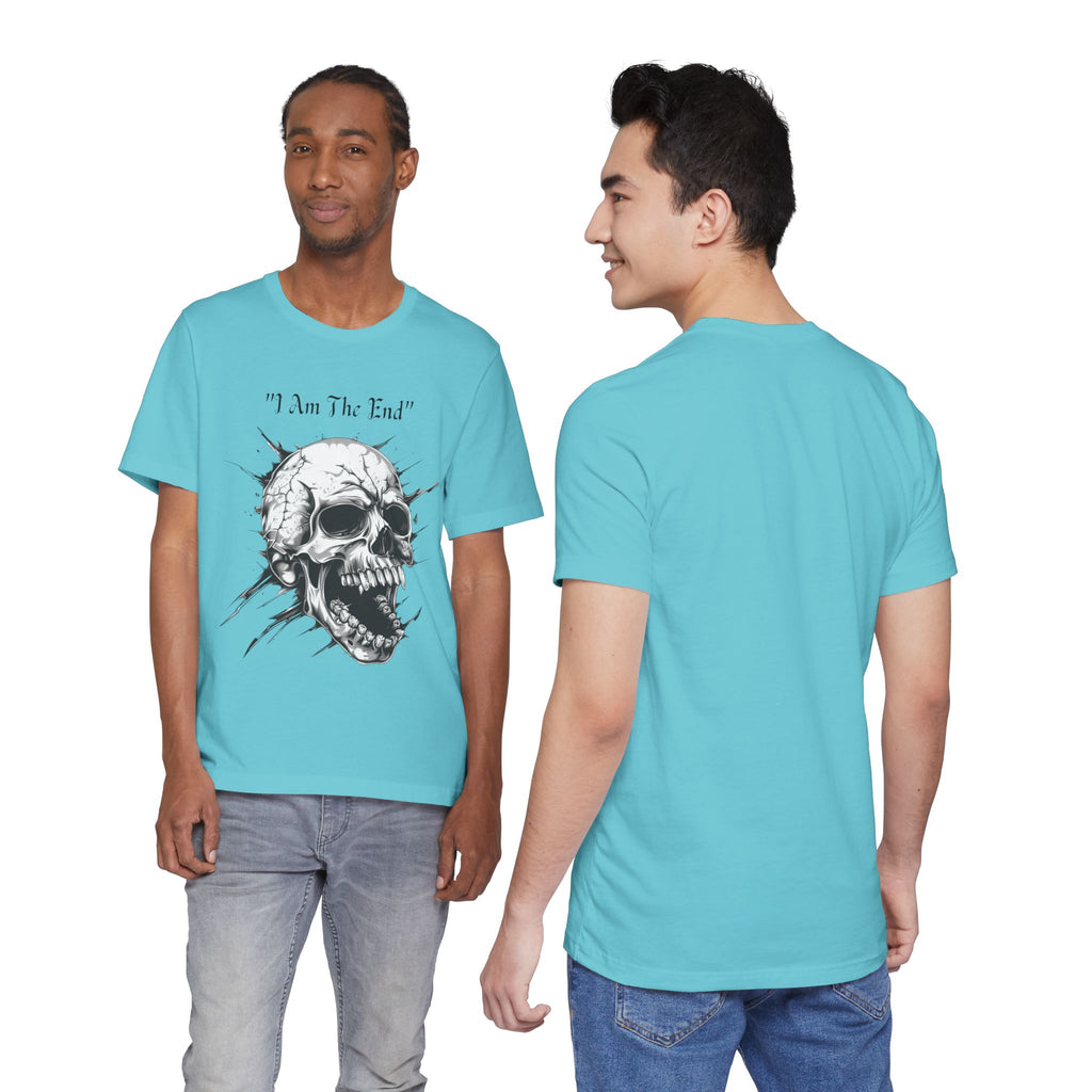 Skull Graphic Tee "I Am The End" - Gothic Rock T-Shirt