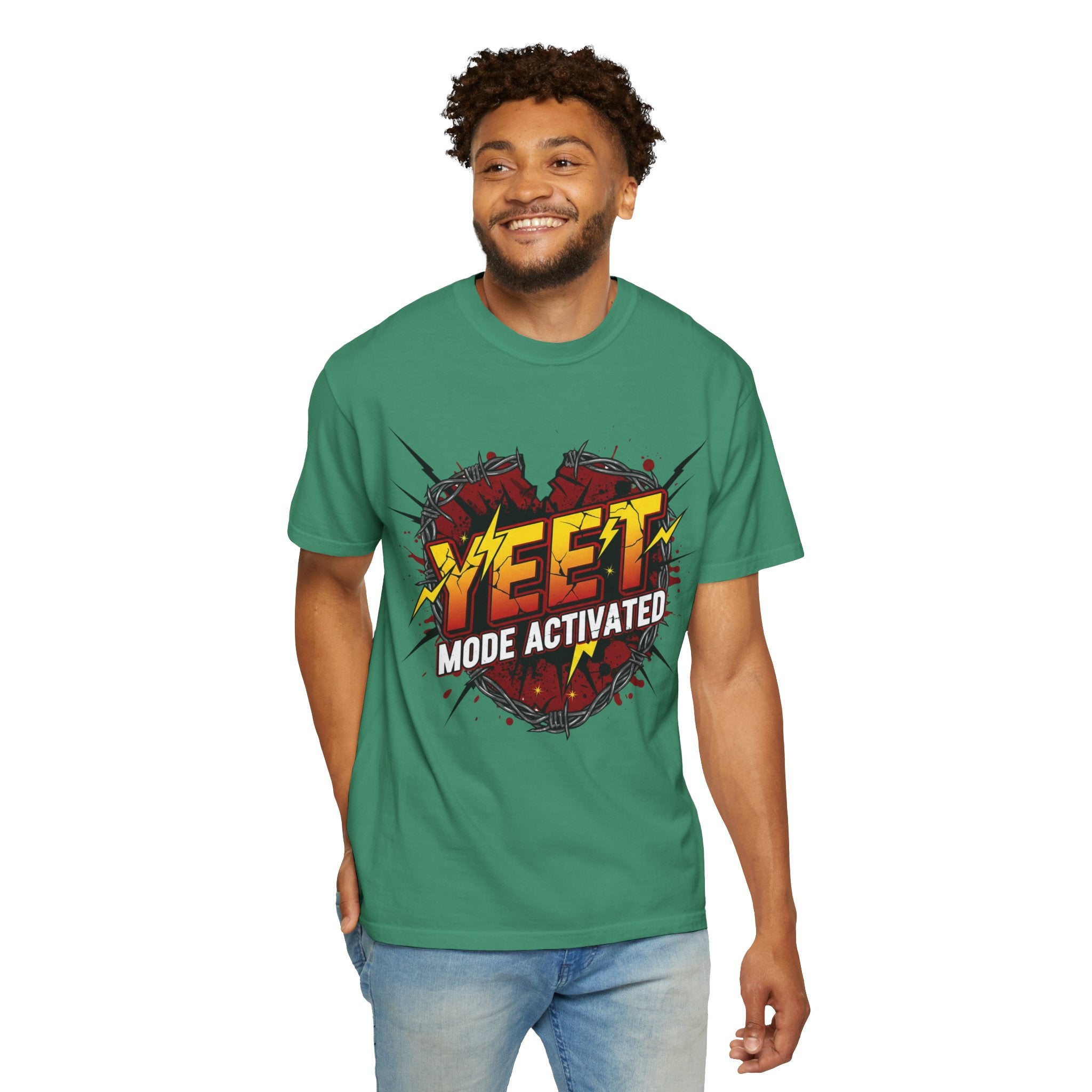 Yeet Mode Activated T-shirt — Funny Graphic Tee for Teens & Gamers