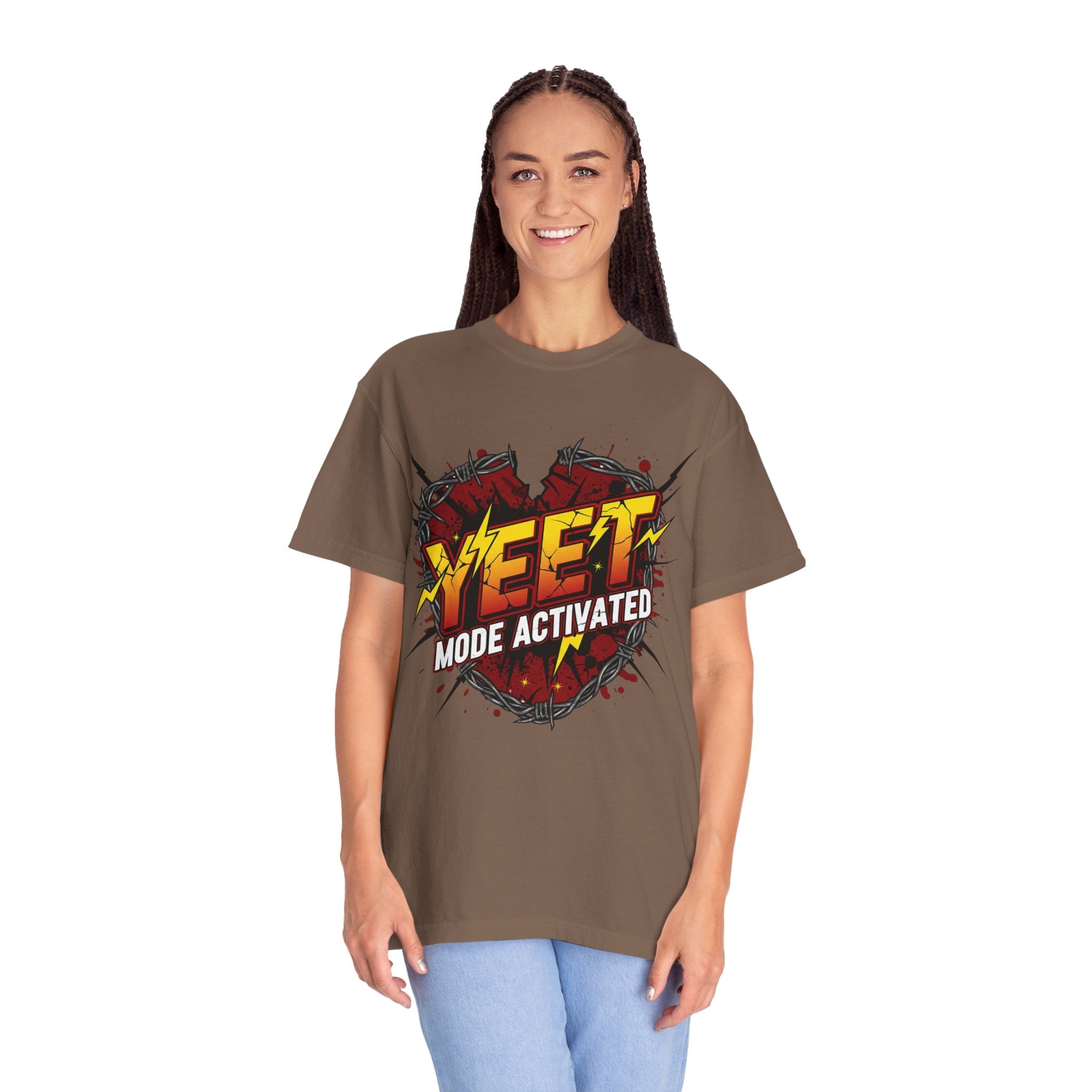 Yeet Mode Activated T-shirt — Funny Graphic Tee for Teens & Gamers