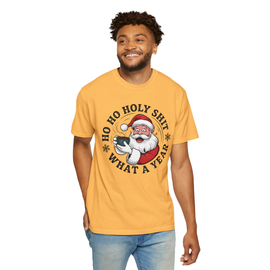 Ho Ho Holy Shit What A Year Christmas T‑Shirt