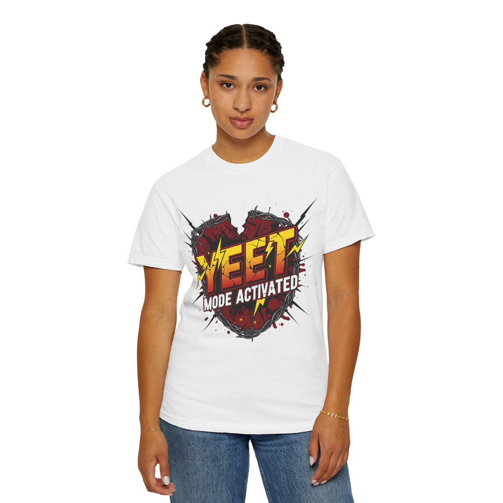 Yeet Mode Activated T-shirt — Funny Graphic Tee for Teens & Gamers