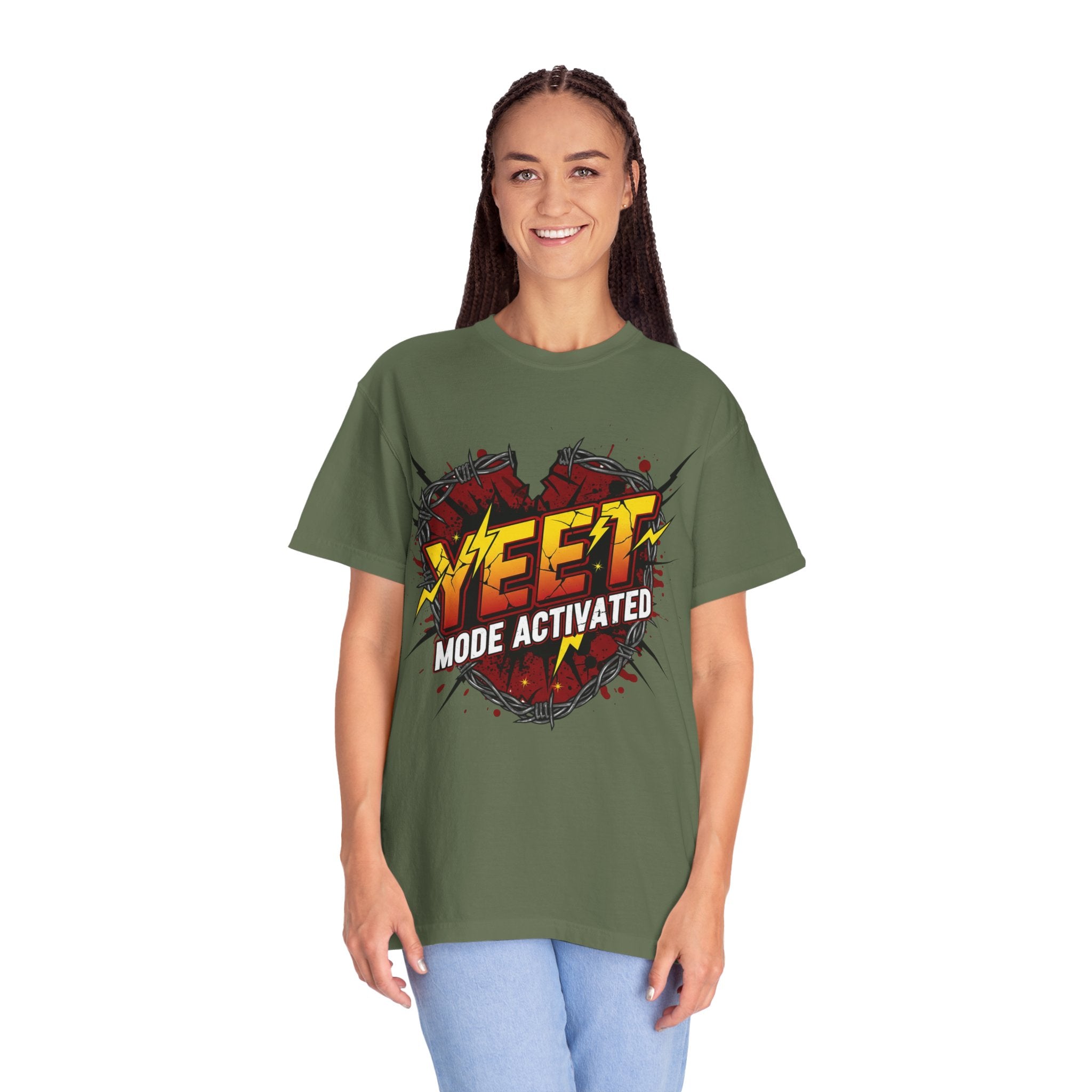 Yeet Mode Activated T-shirt — Funny Graphic Tee for Teens & Gamers