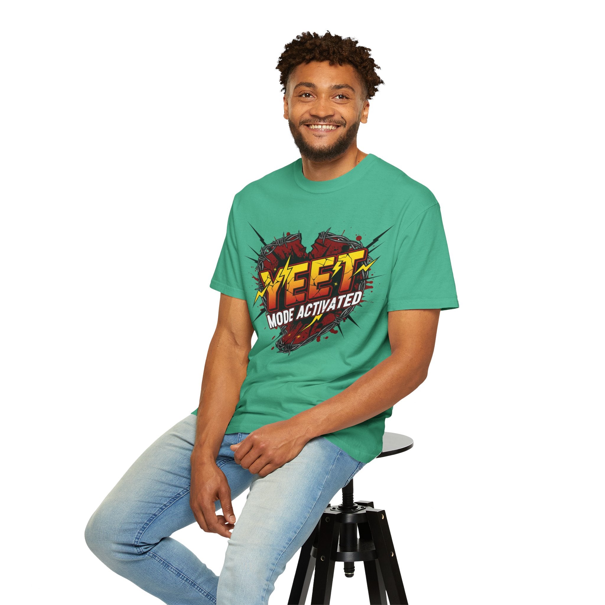 Yeet Mode Activated T-shirt — Funny Graphic Tee for Teens & Gamers