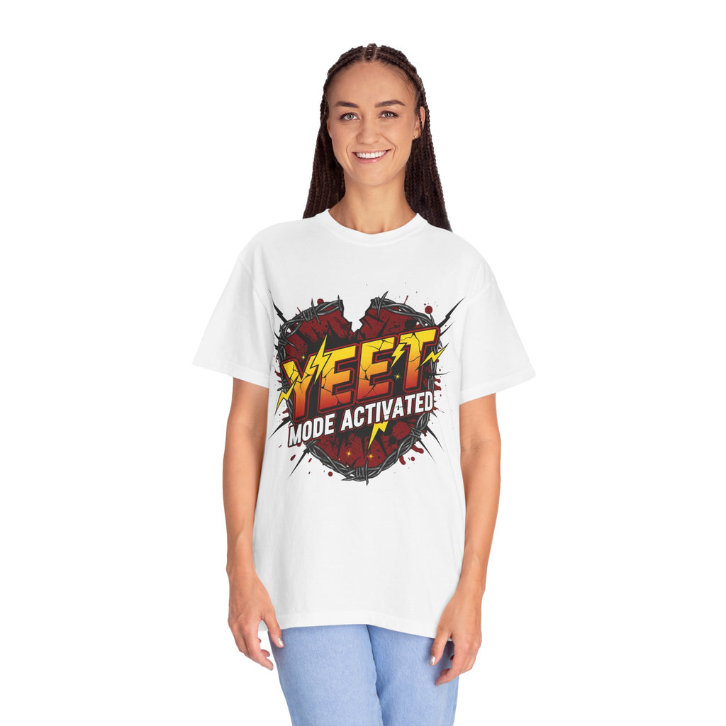 Yeet Mode Activated T-shirt — Funny Graphic Tee for Teens & Gamers