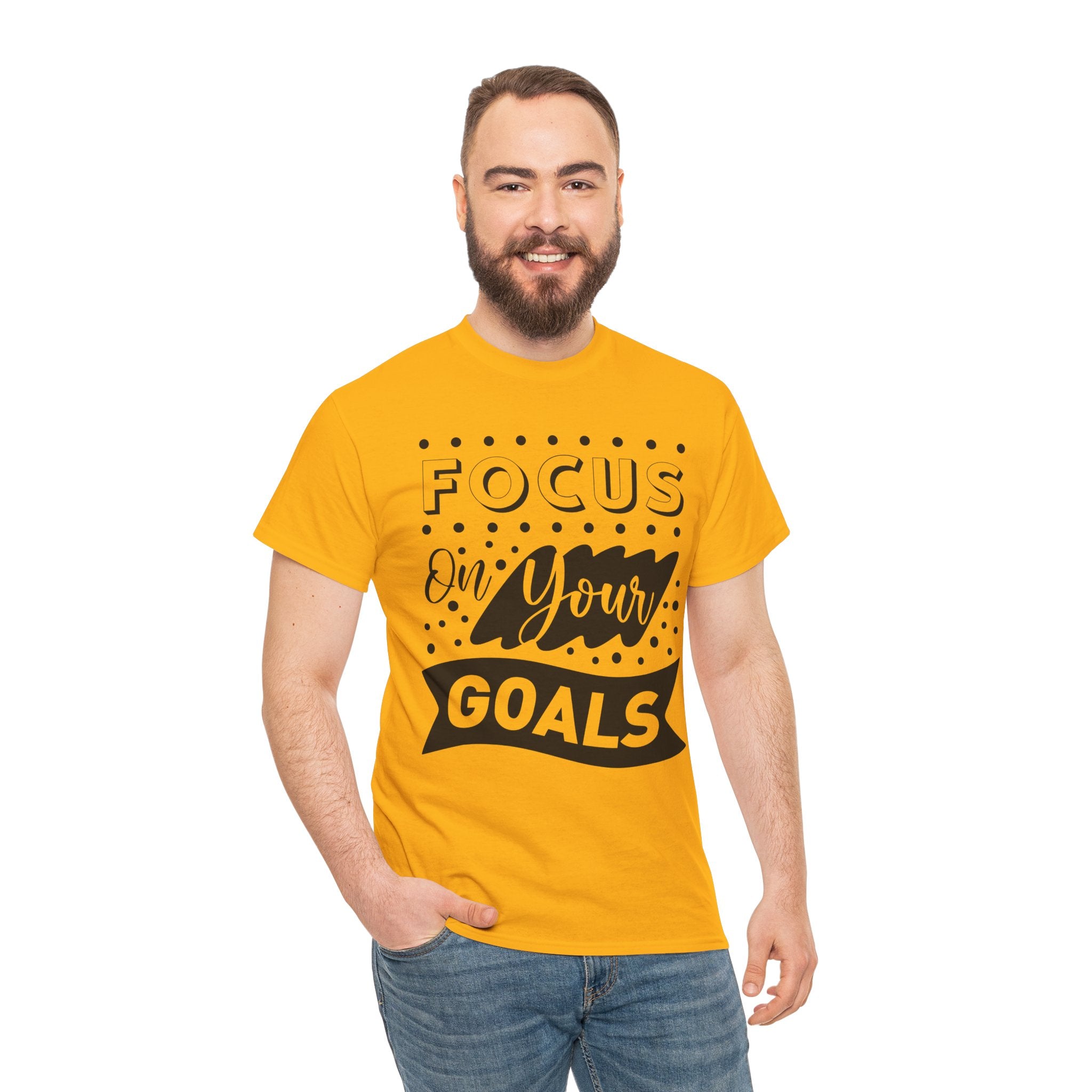 Focus On Your Goals T-Shirt — Motivational Graphic Tee