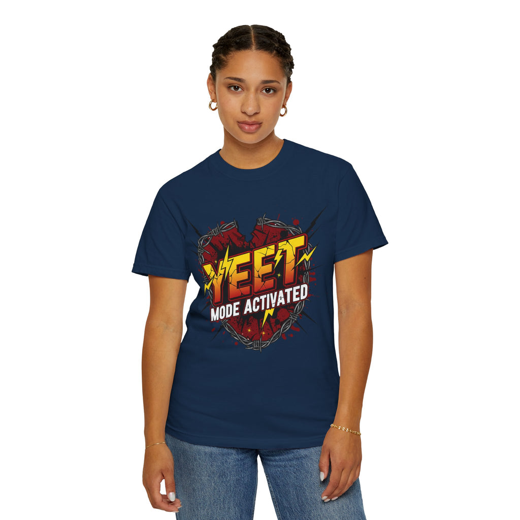 Yeet Mode Activated T-shirt — Funny Graphic Tee for Teens & Gamers