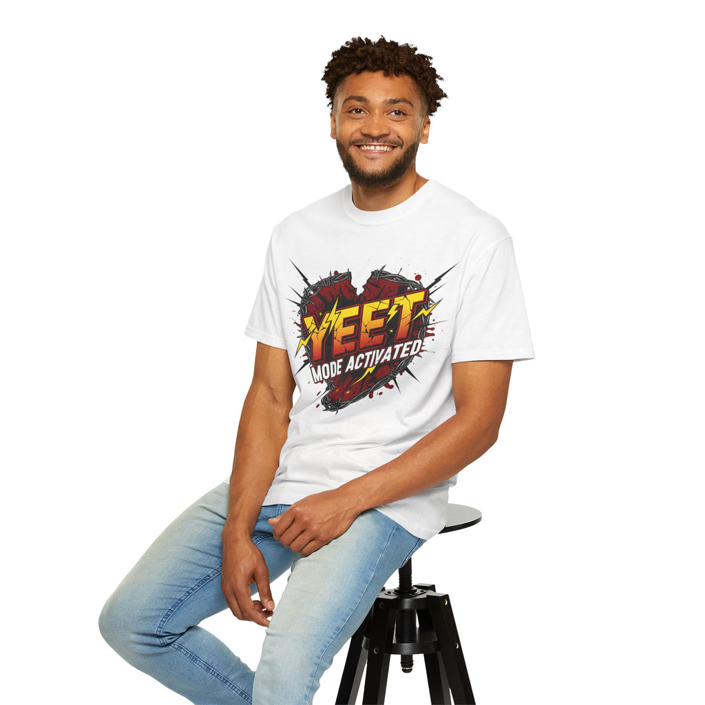 Yeet Mode Activated T-shirt — Funny Graphic Tee for Teens & Gamers