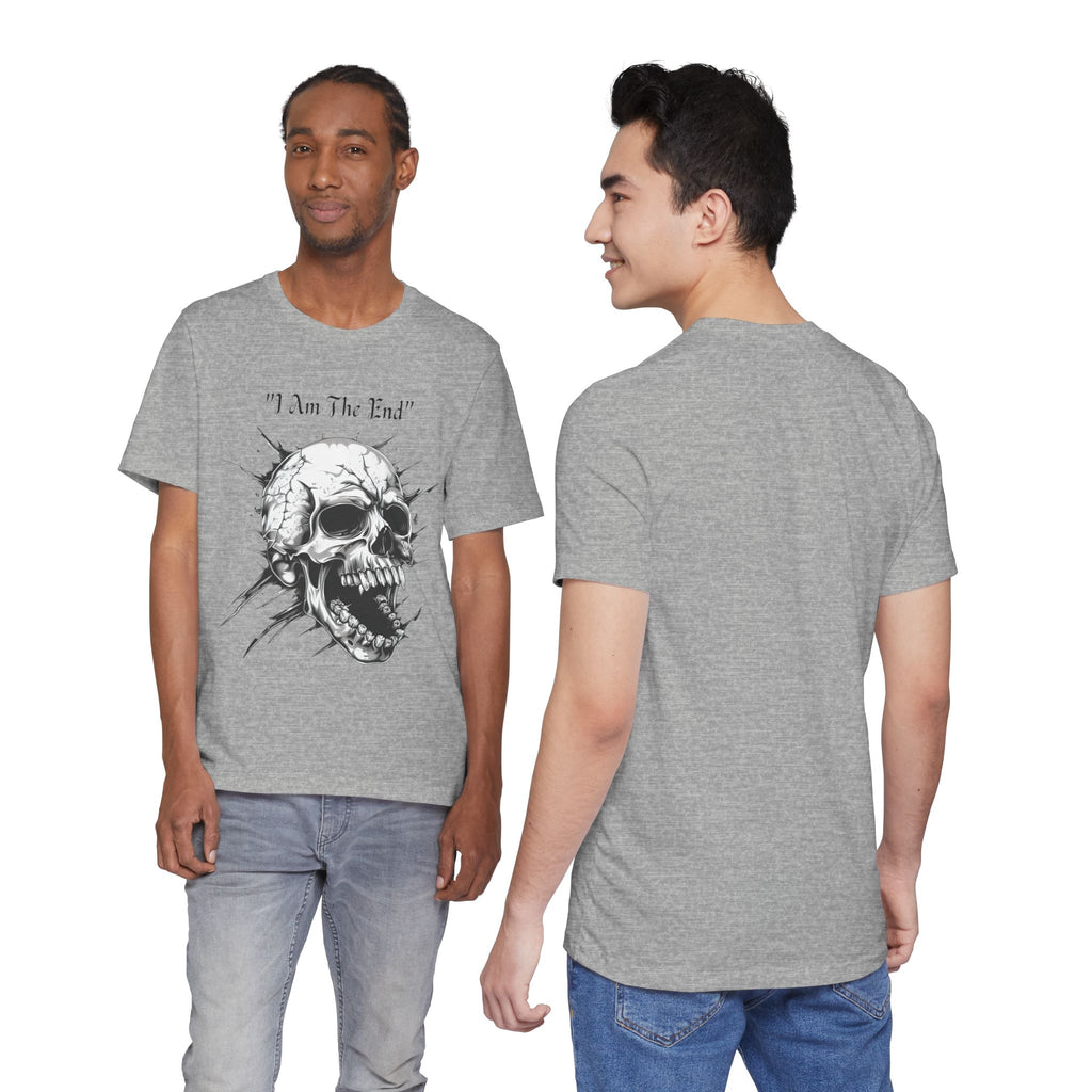 Skull Graphic Tee "I Am The End" - Gothic Rock T-Shirt