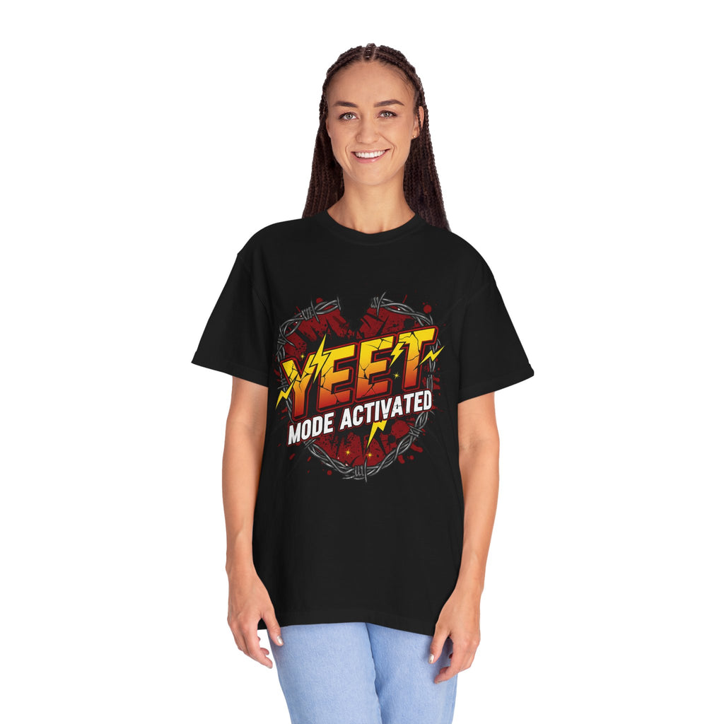 Yeet Mode Activated T-shirt — Funny Graphic Tee for Teens & Gamers