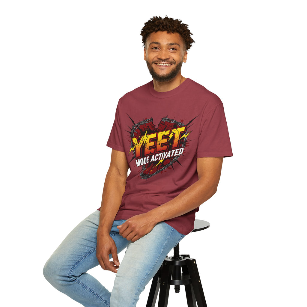 Yeet Mode Activated T-shirt — Funny Graphic Tee for Teens & Gamers