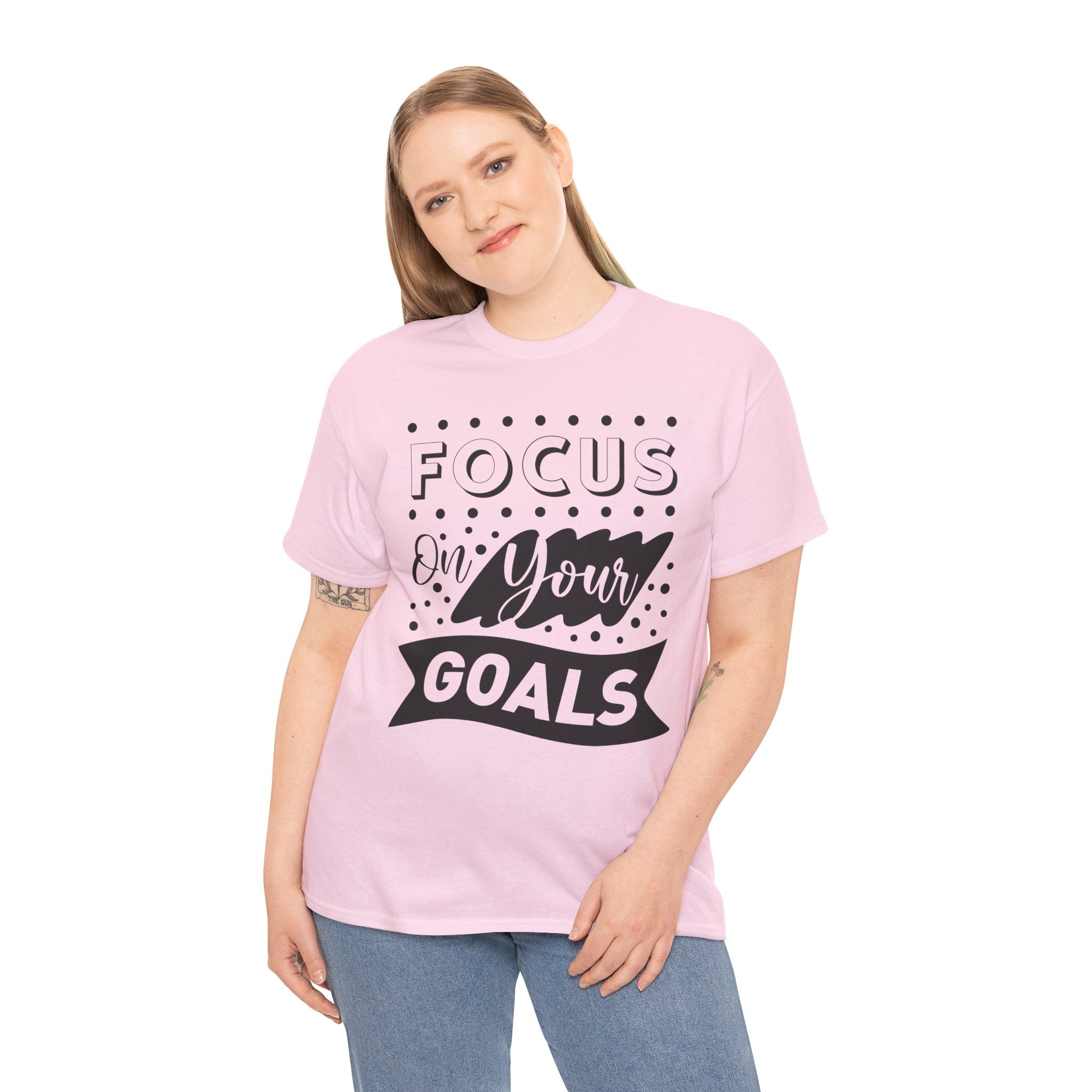 Focus On Your Goals T-Shirt — Motivational Graphic Tee