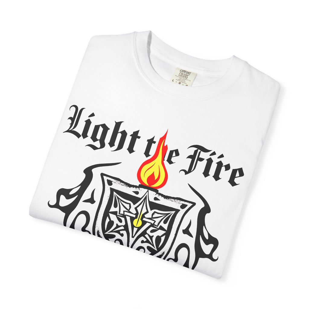 Light the Fire Tribal Shield T-Shirt