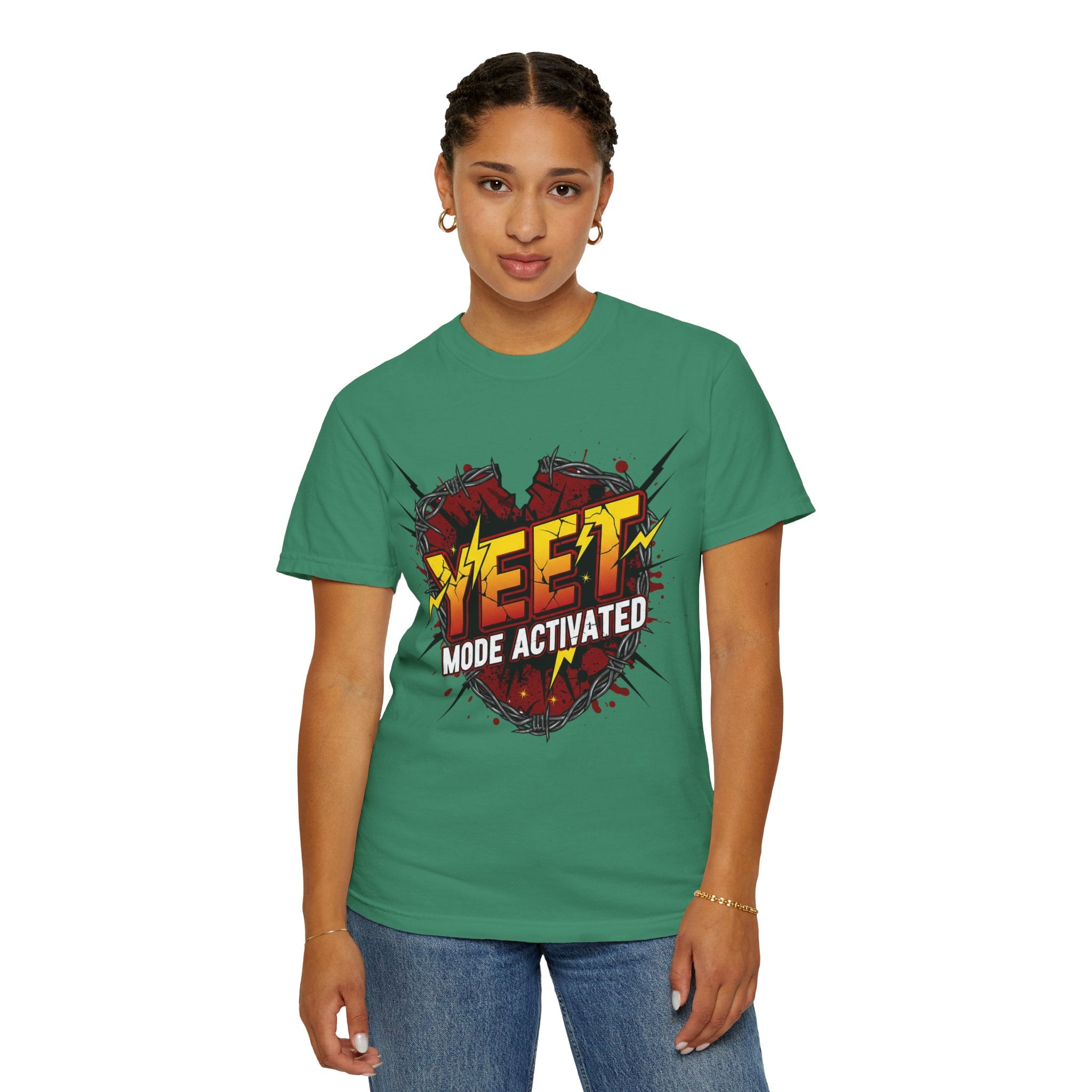 Yeet Mode Activated T-shirt — Funny Graphic Tee for Teens & Gamers