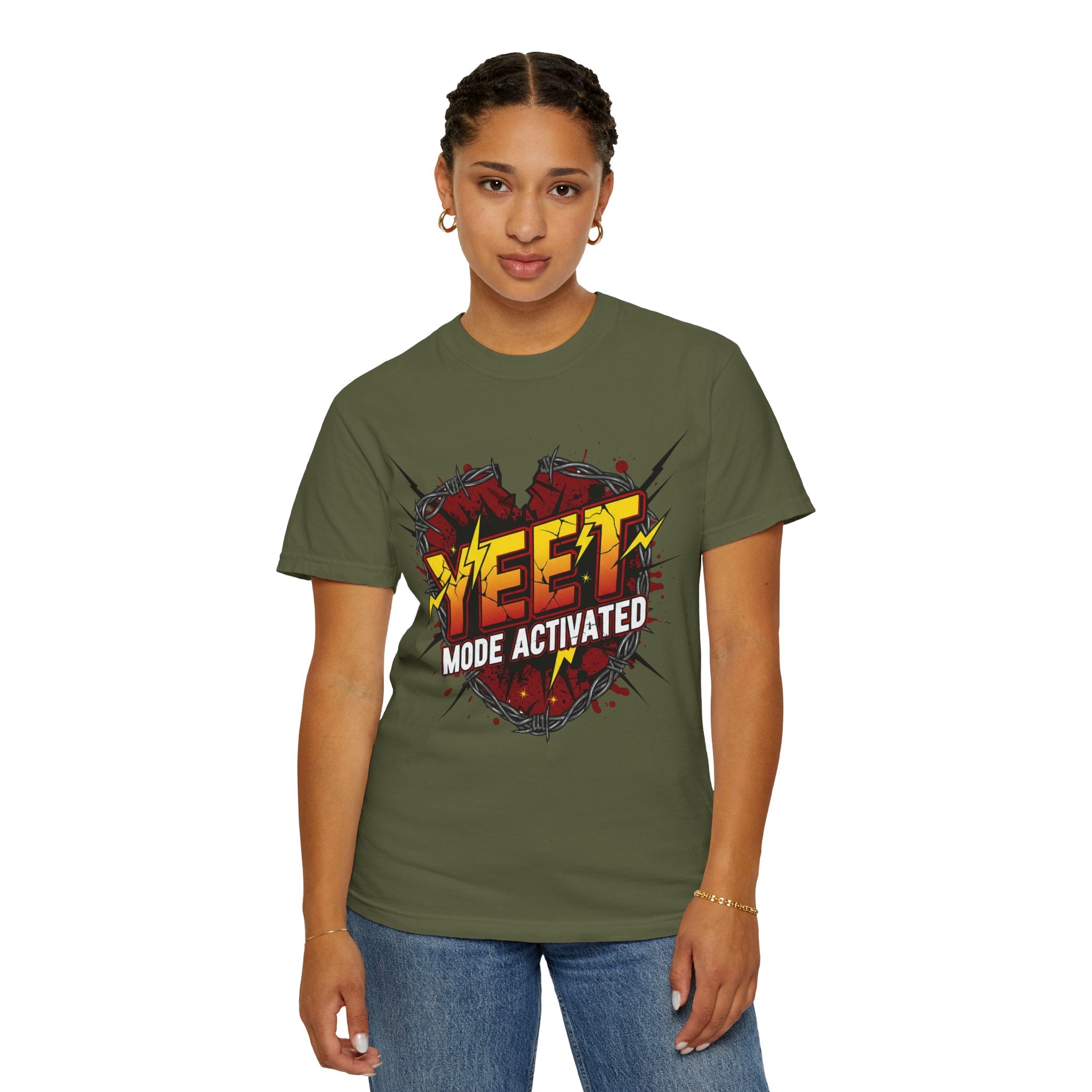 Yeet Mode Activated T-shirt — Funny Graphic Tee for Teens & Gamers