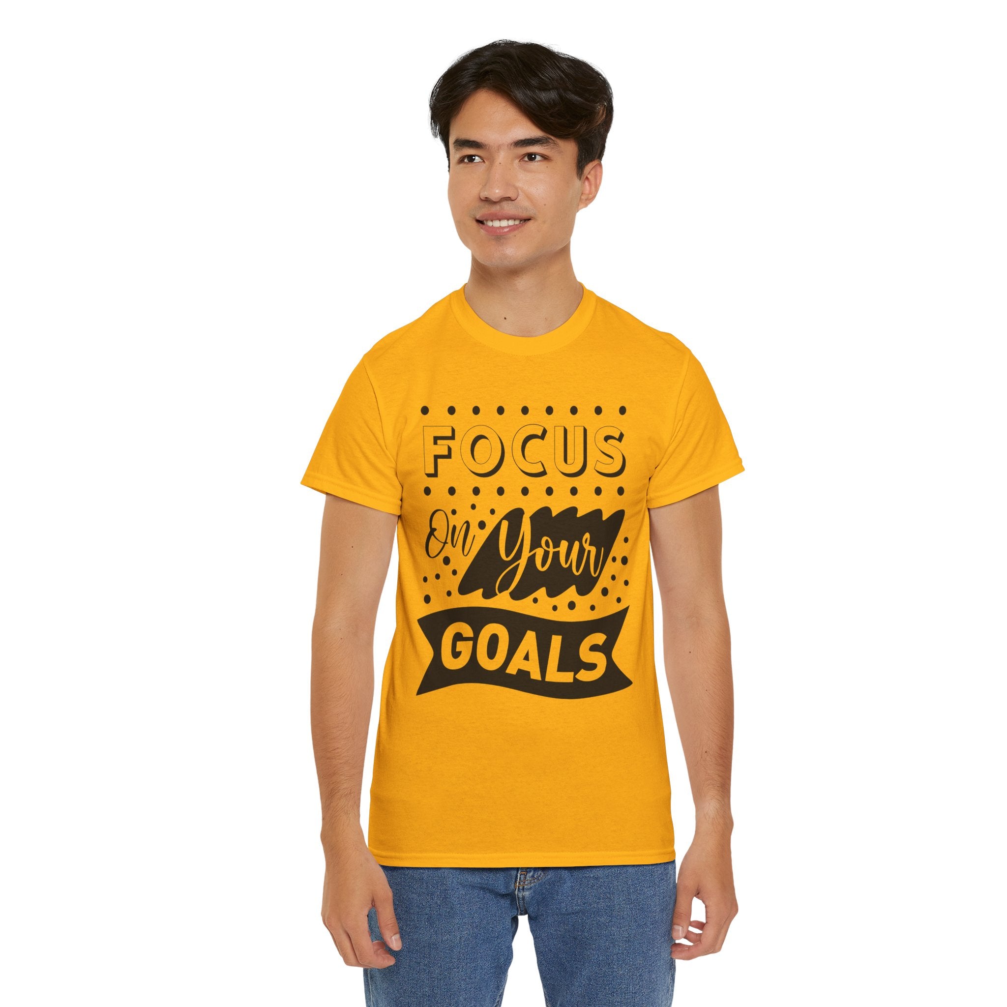 Focus On Your Goals T-Shirt — Motivational Graphic Tee