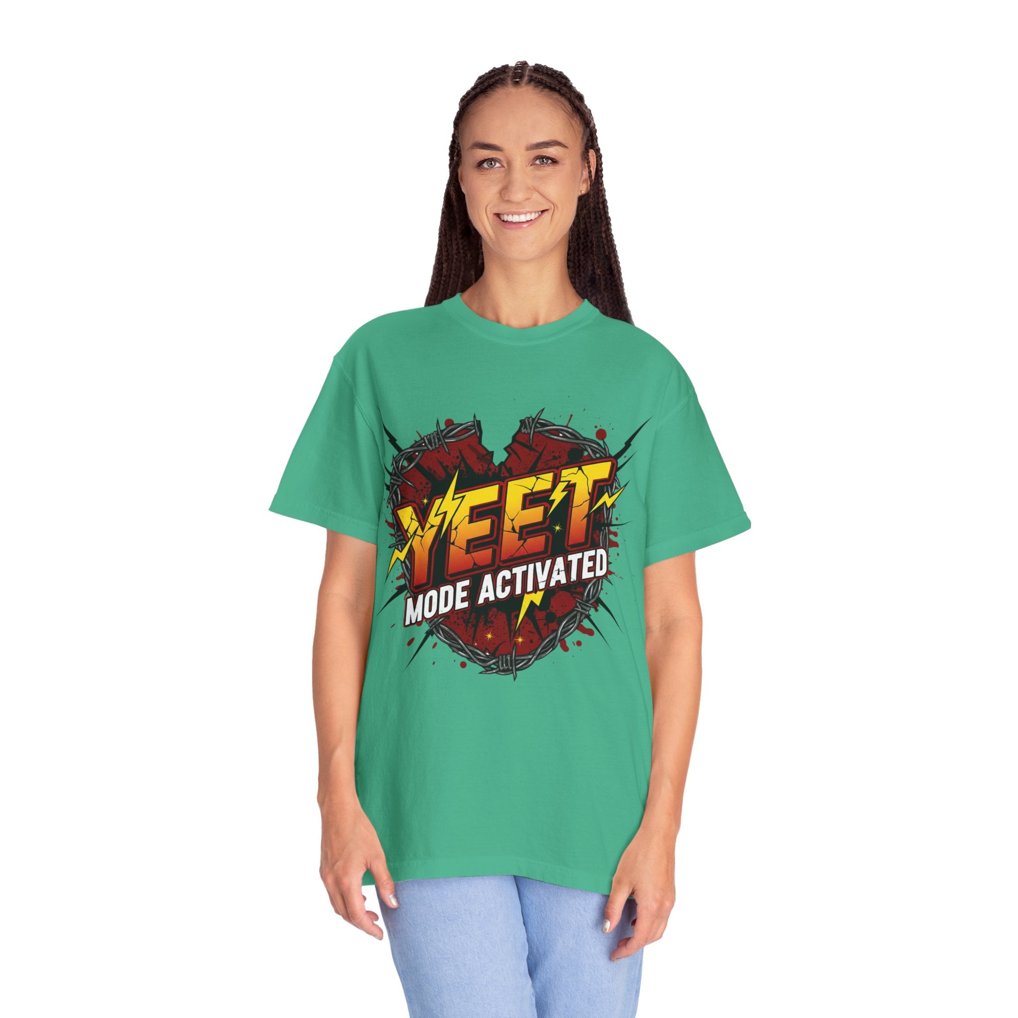 Yeet Mode Activated T-shirt — Funny Graphic Tee for Teens & Gamers