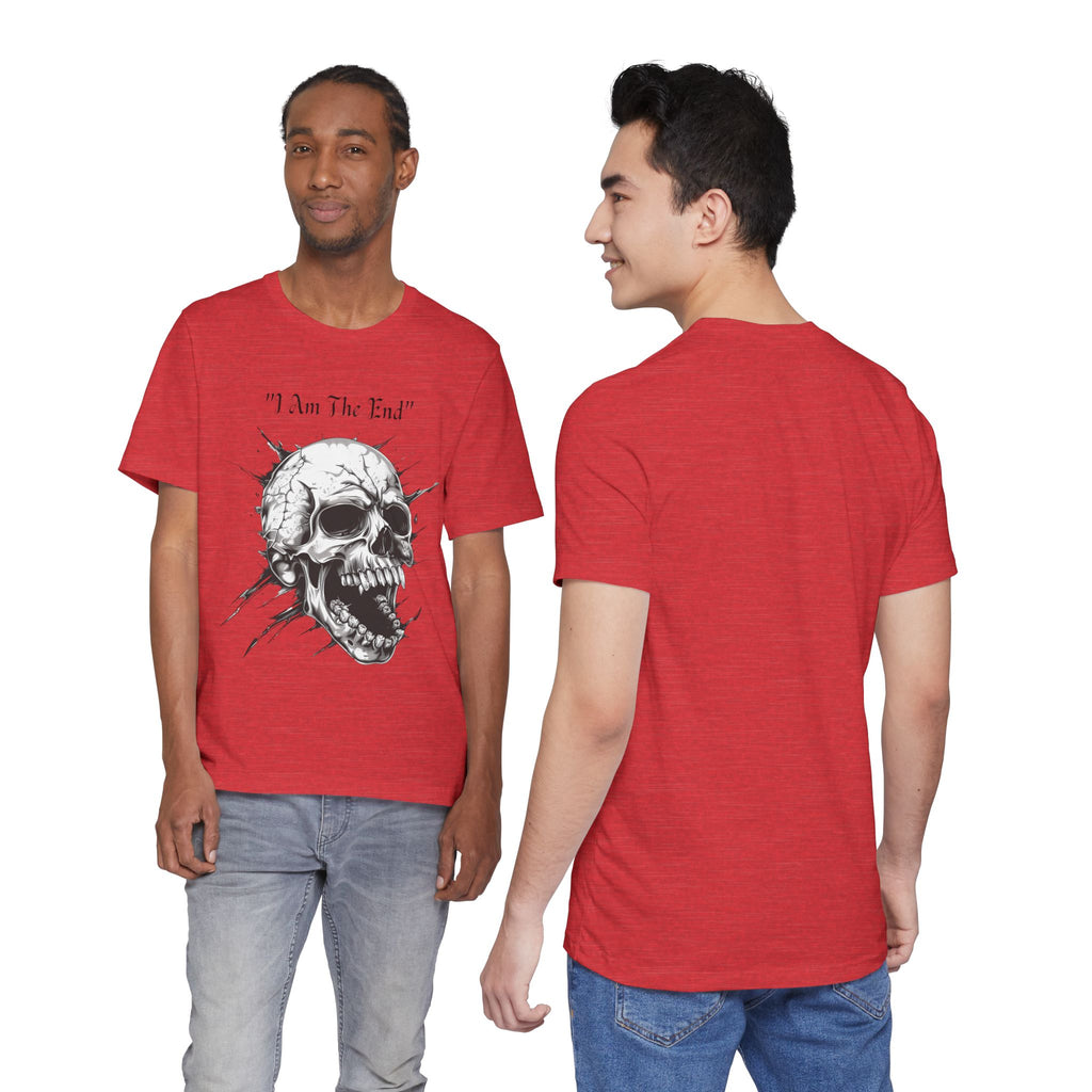 Skull Graphic Tee "I Am The End" - Gothic Rock T-Shirt