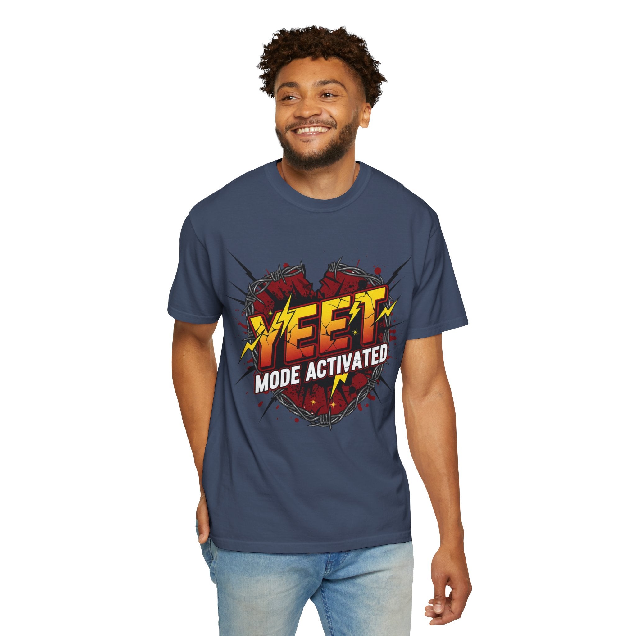 Yeet Mode Activated T-shirt — Funny Graphic Tee for Teens & Gamers