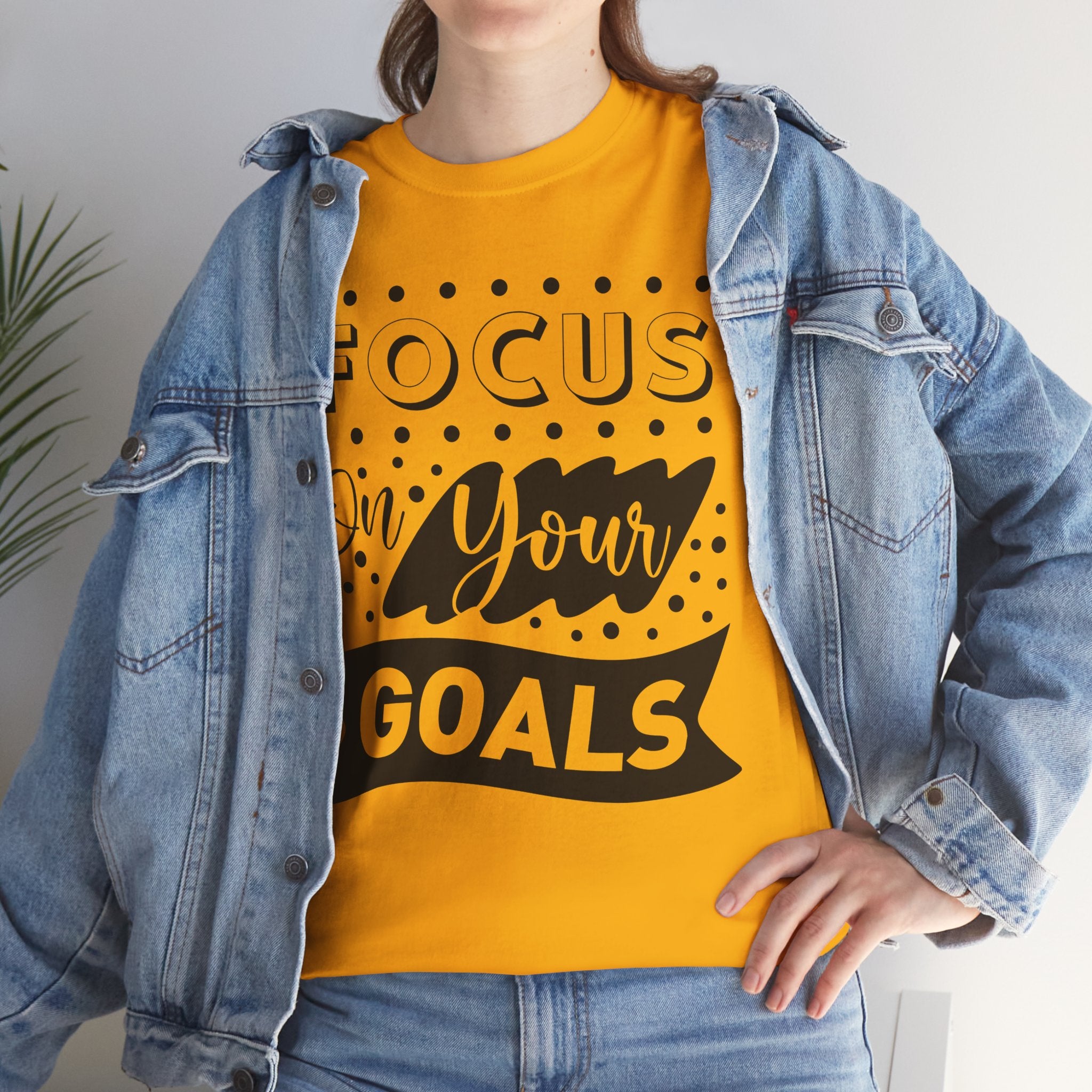 Focus On Your Goals T-Shirt — Motivational Graphic Tee