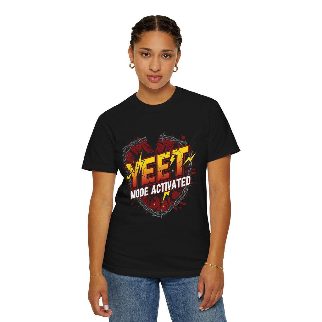 Yeet Mode Activated T-shirt — Funny Graphic Tee for Teens & Gamers
