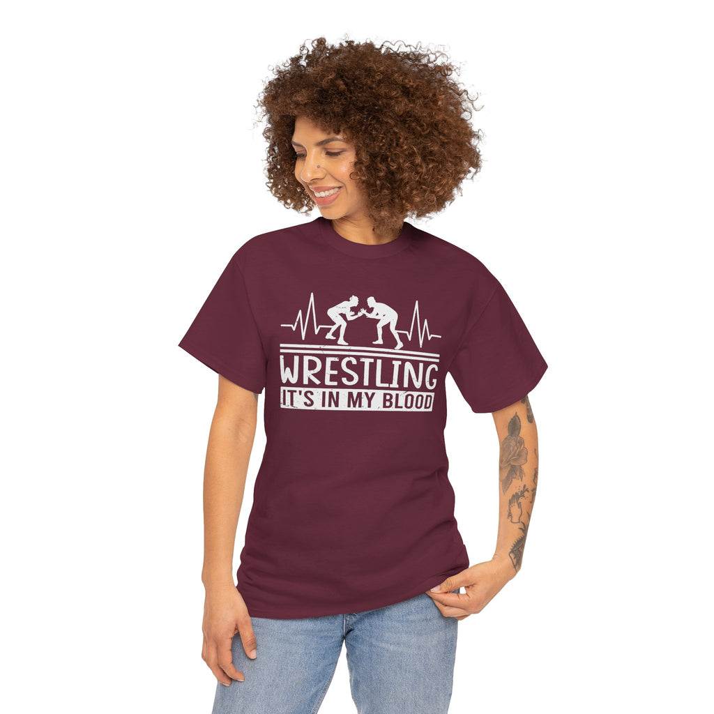 Wrestling "It's In My Blood" Tee