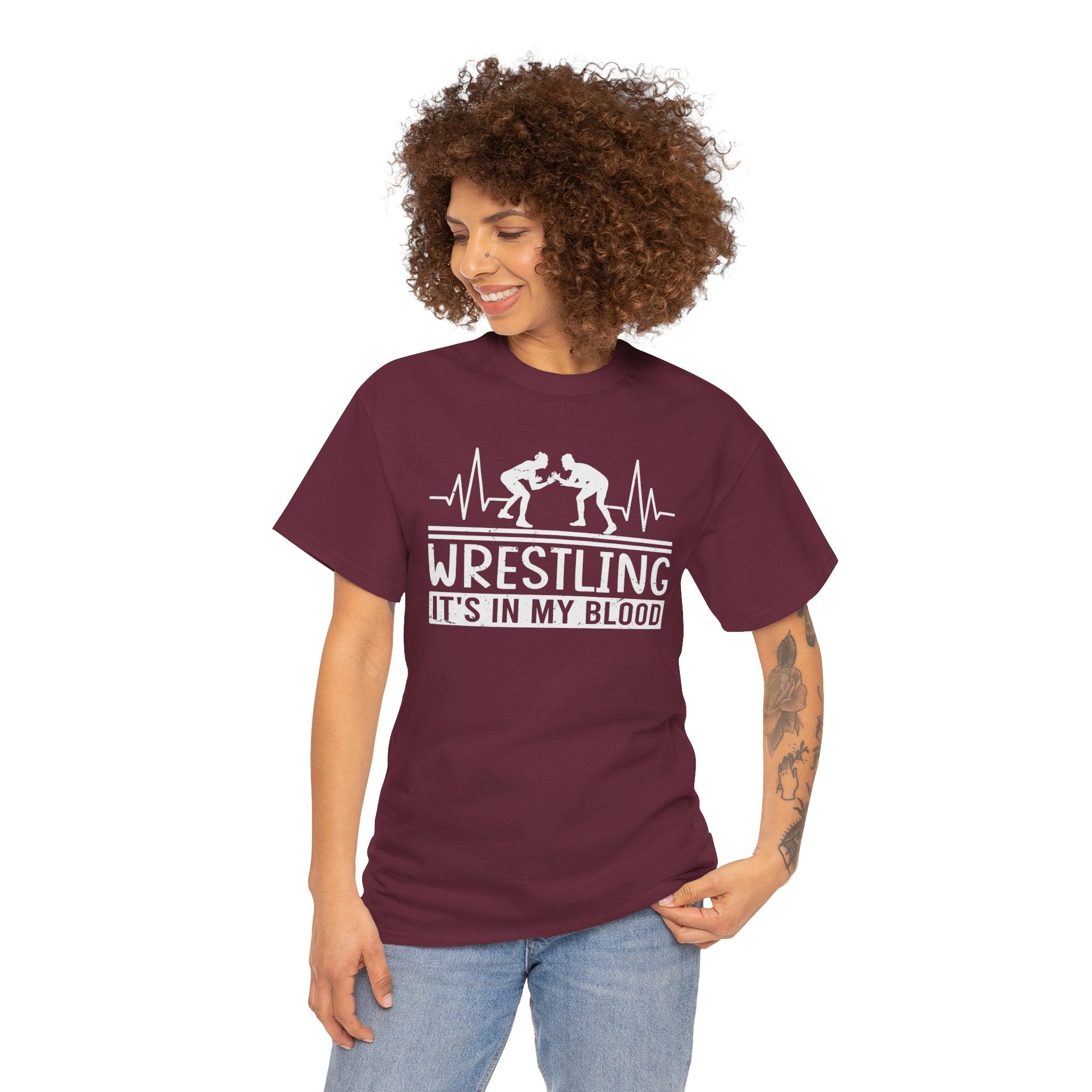Wrestling "It's In My Blood" Tee