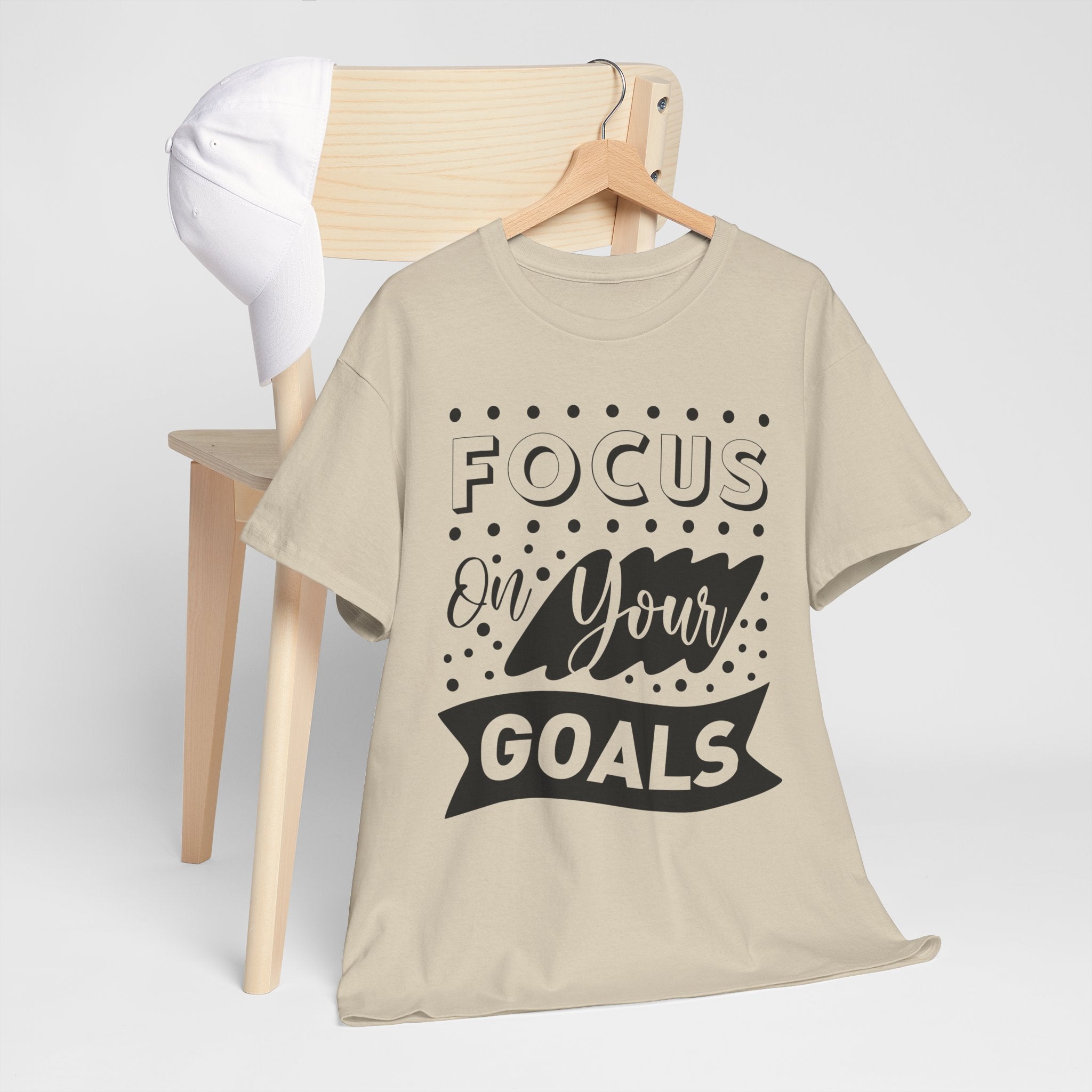 Focus On Your Goals T-Shirt — Motivational Graphic Tee