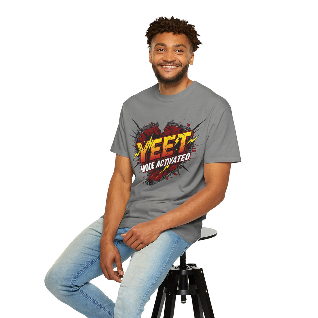 Yeet Mode Activated T-shirt — Funny Graphic Tee for Teens & Gamers