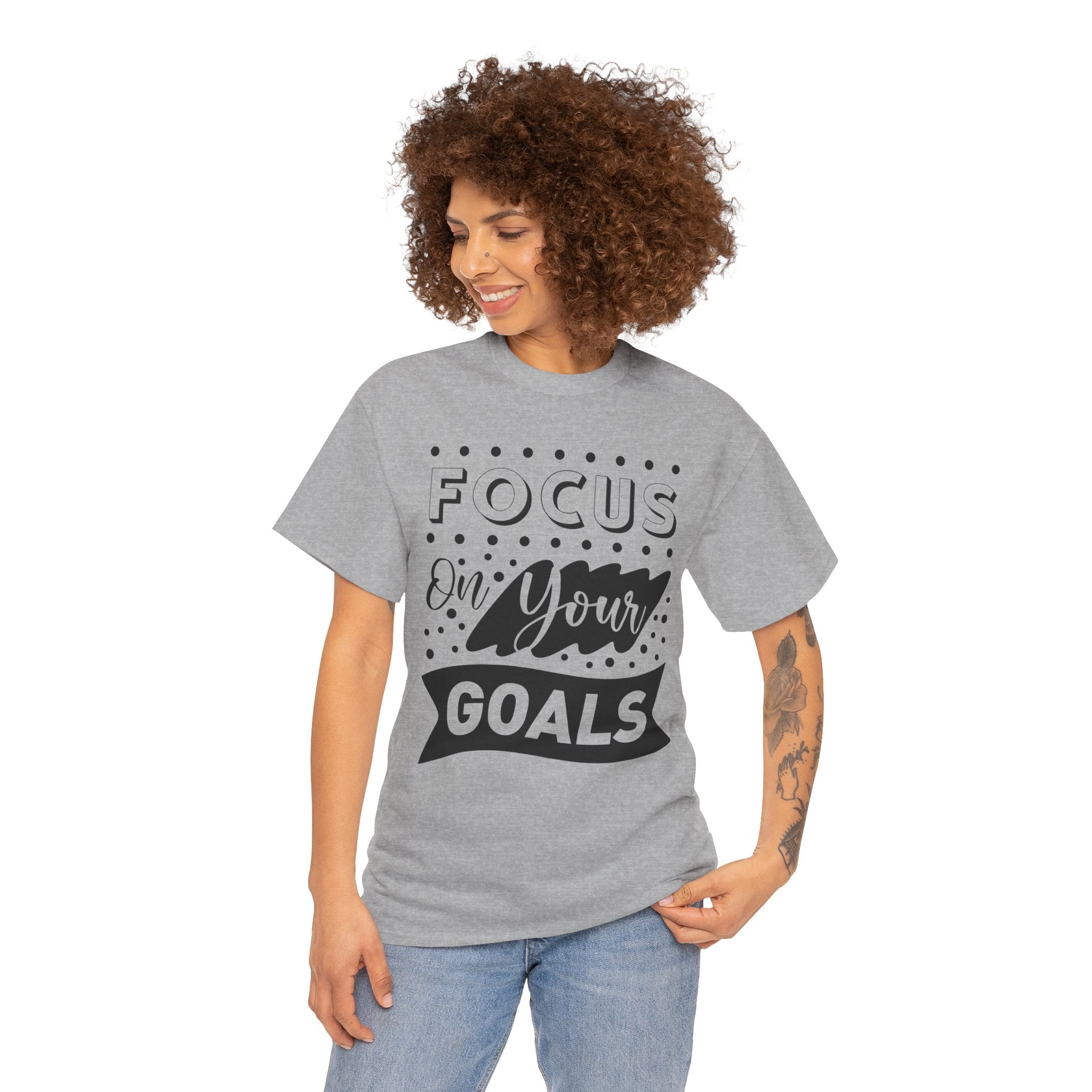 Focus On Your Goals T-Shirt — Motivational Graphic Tee