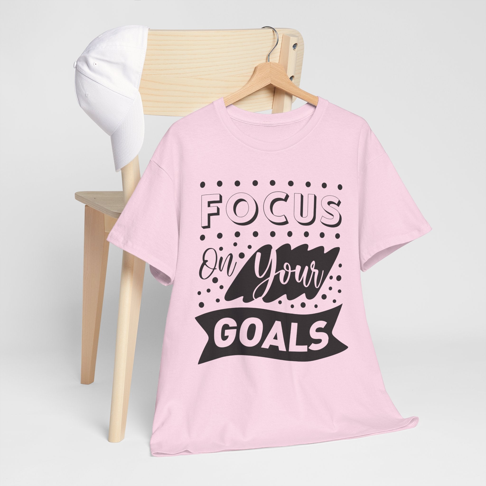 Focus On Your Goals T-Shirt — Motivational Graphic Tee