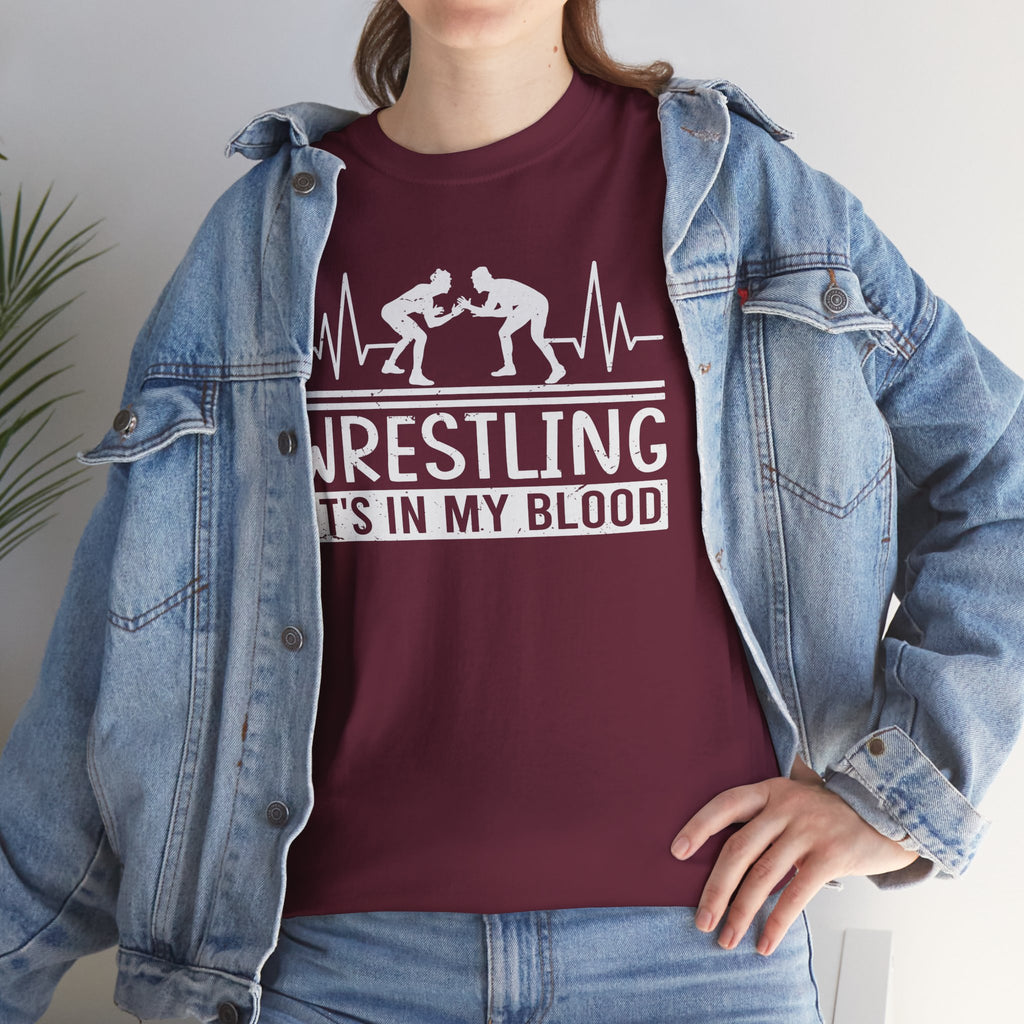 Wrestling "It's In My Blood" Tee
