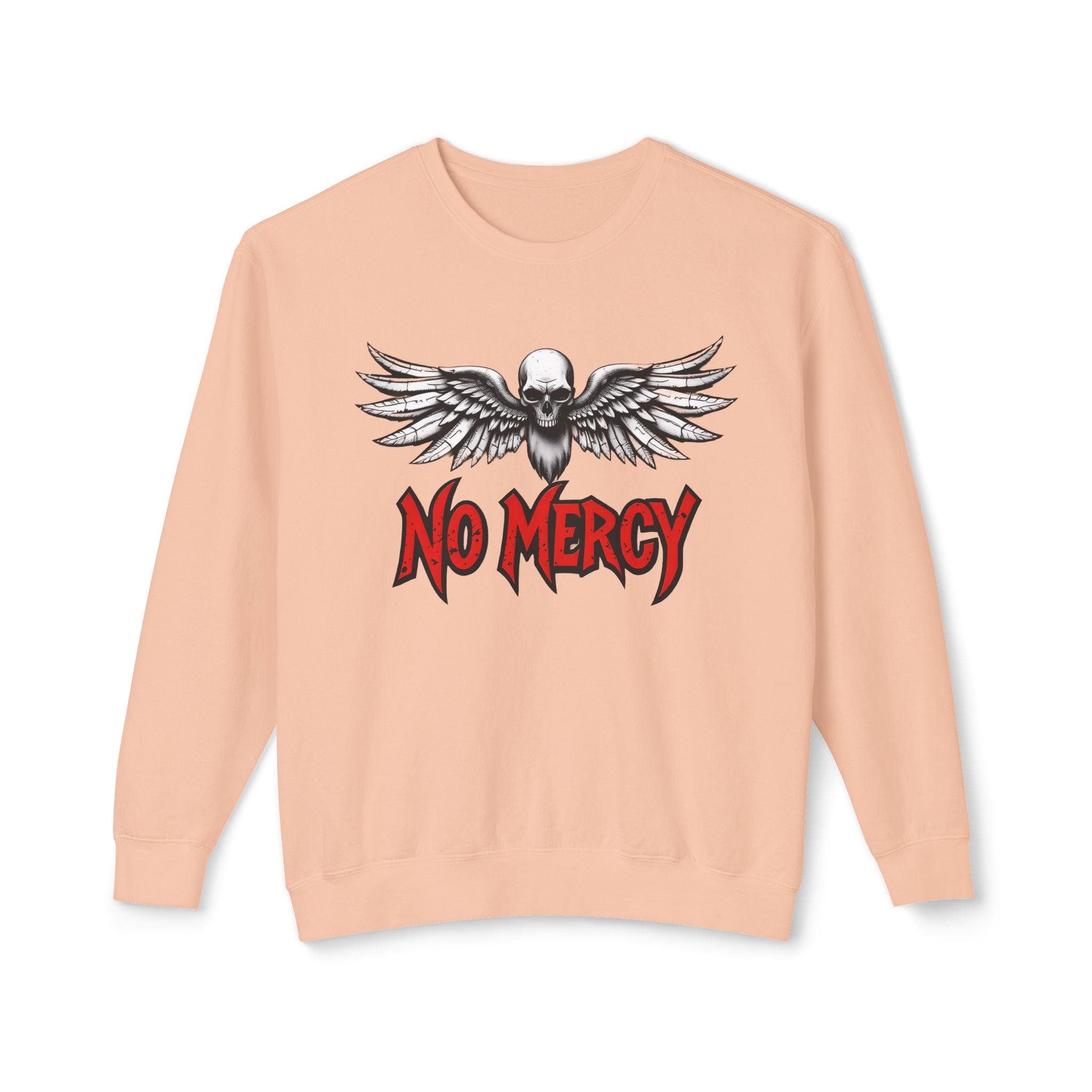 No Mercy Skull Wings Crewneck Sweatshirt