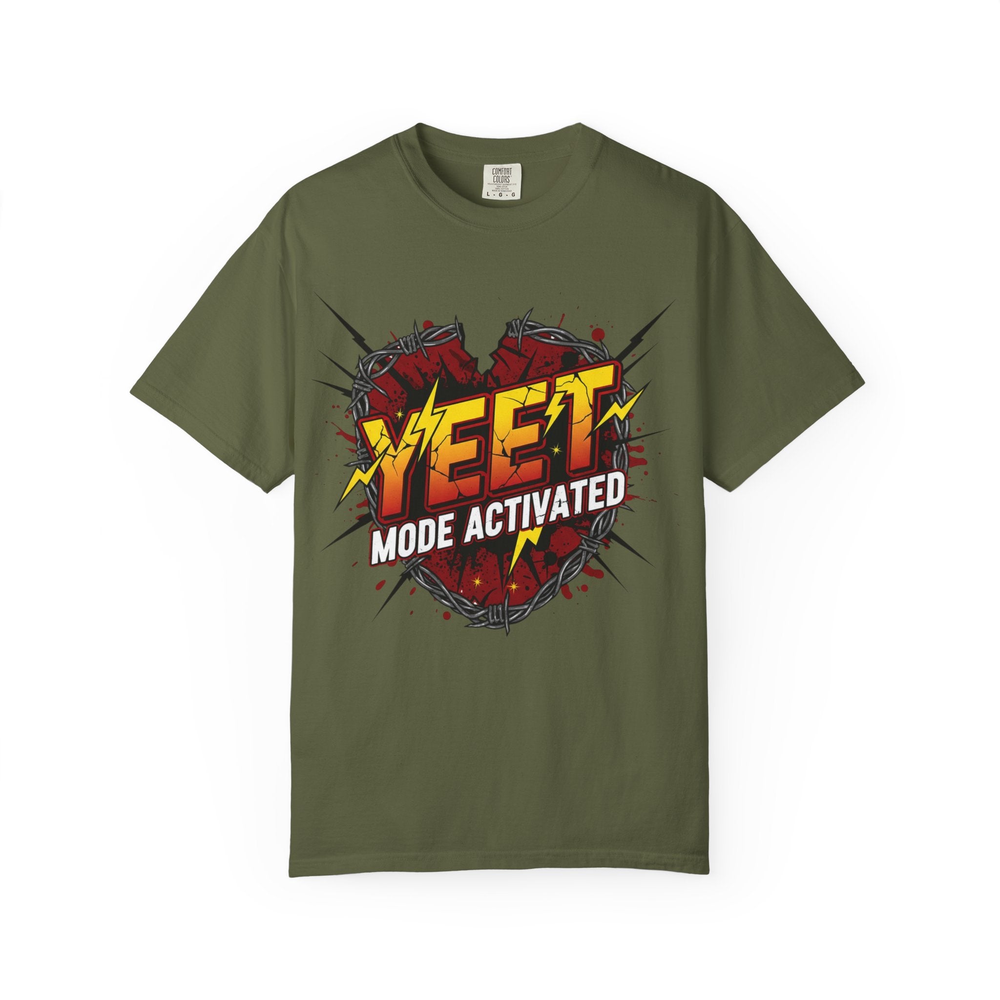 Yeet Mode Activated T-shirt — Funny Graphic Tee for Teens & Gamers