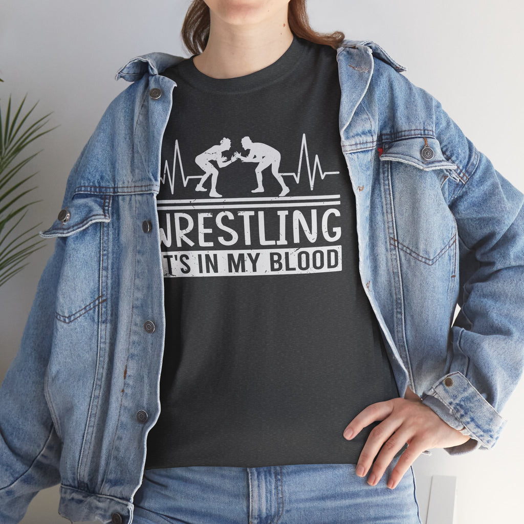 Wrestling "It's In My Blood" Tee
