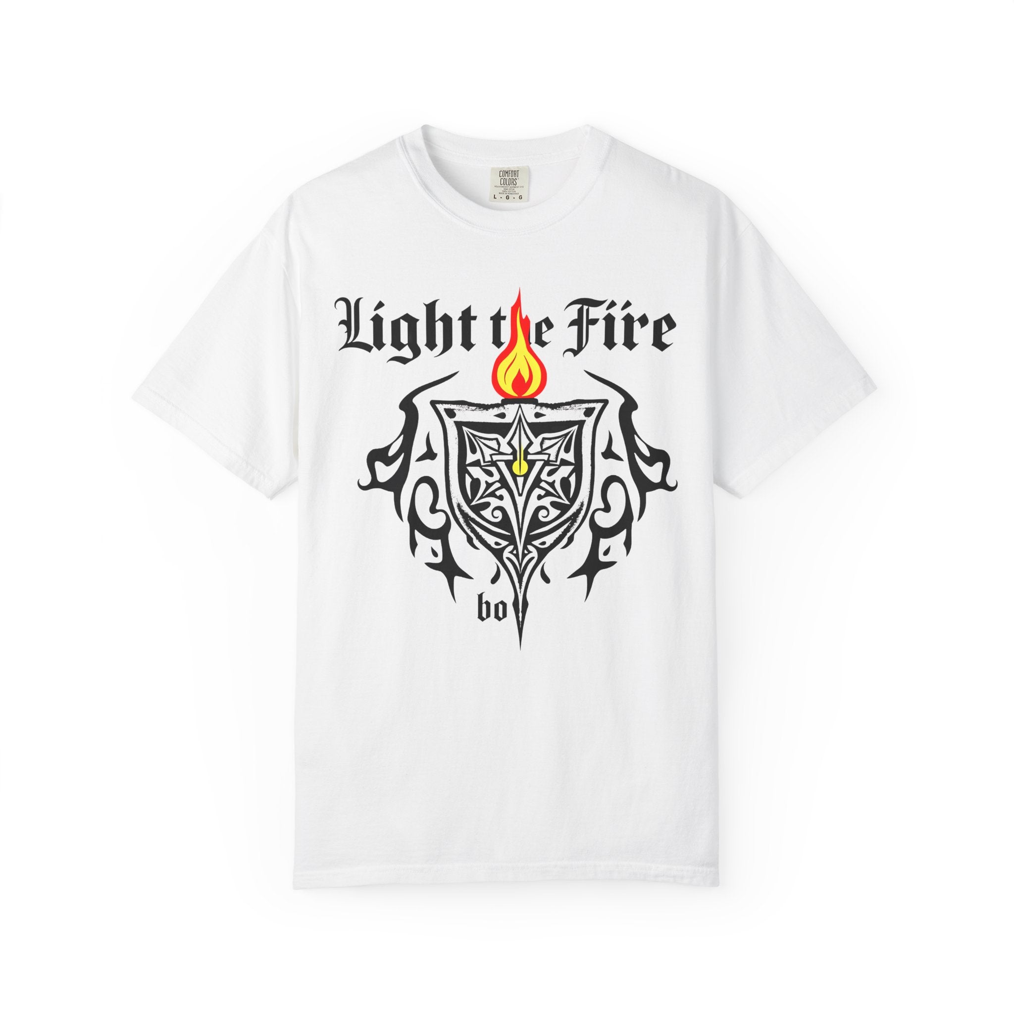 Light the Fire Tribal Shield T-Shirt