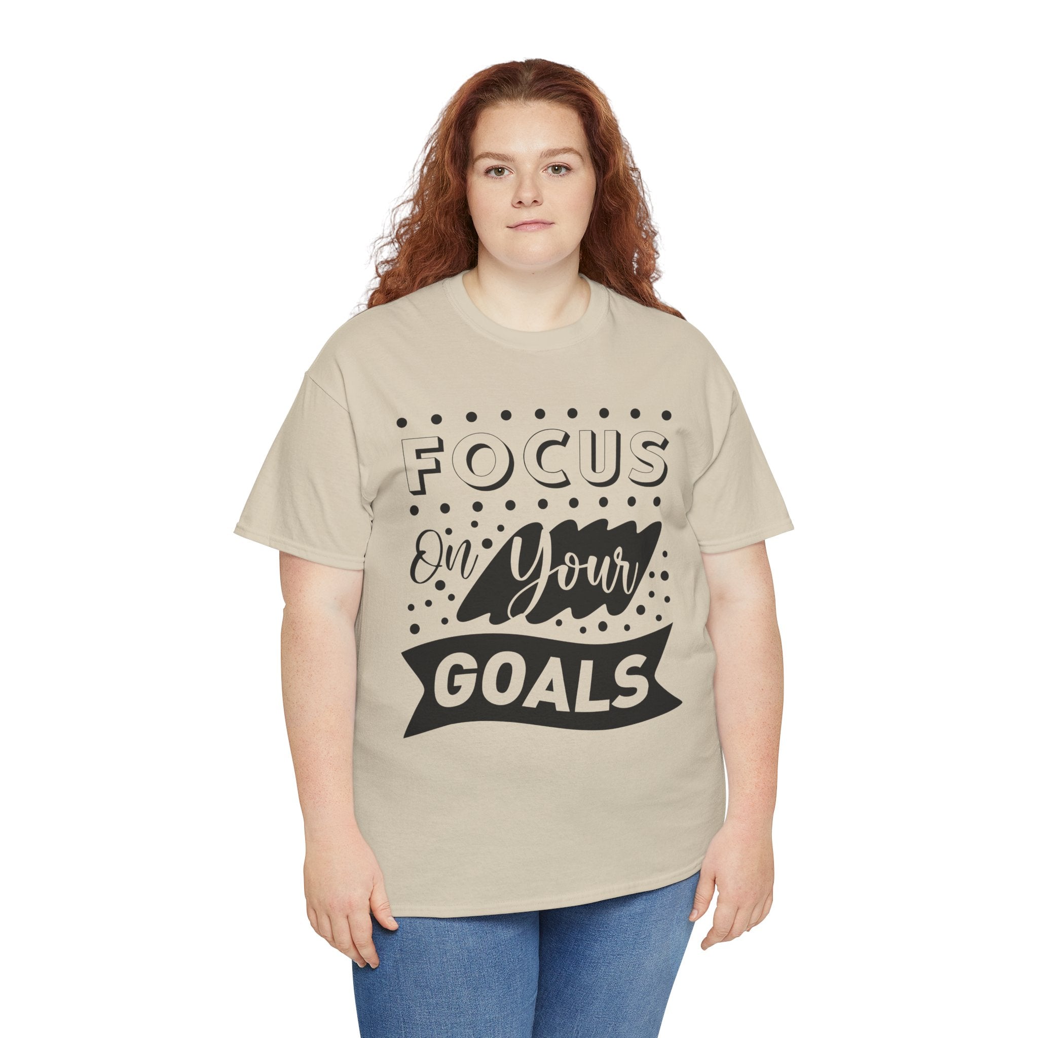 Focus On Your Goals T-Shirt — Motivational Graphic Tee