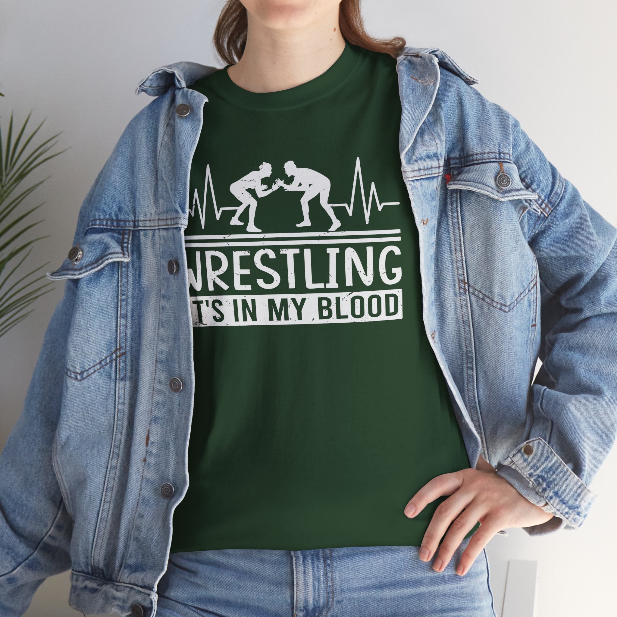 Wrestling "It's In My Blood" Tee