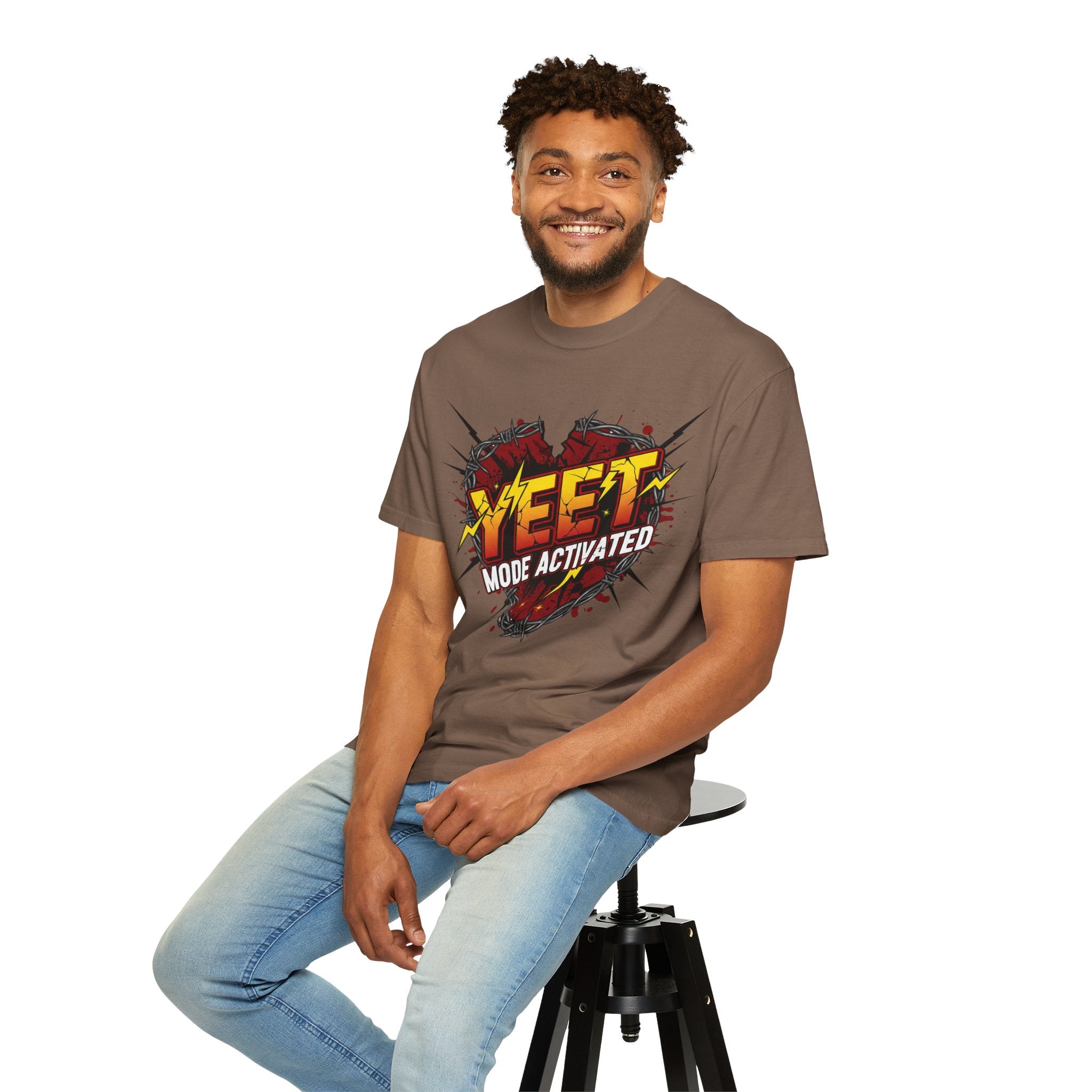 Yeet Mode Activated T-shirt — Funny Graphic Tee for Teens & Gamers
