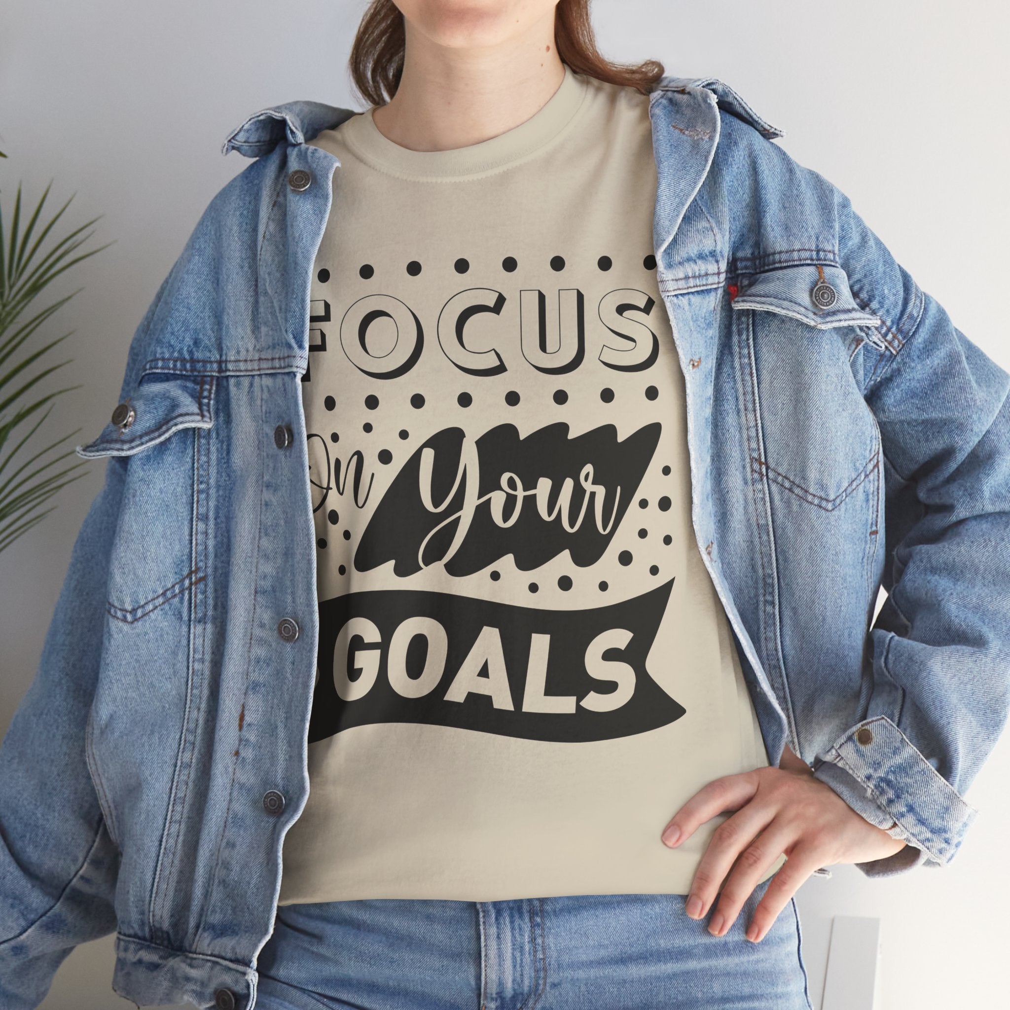 Focus On Your Goals T-Shirt — Motivational Graphic Tee