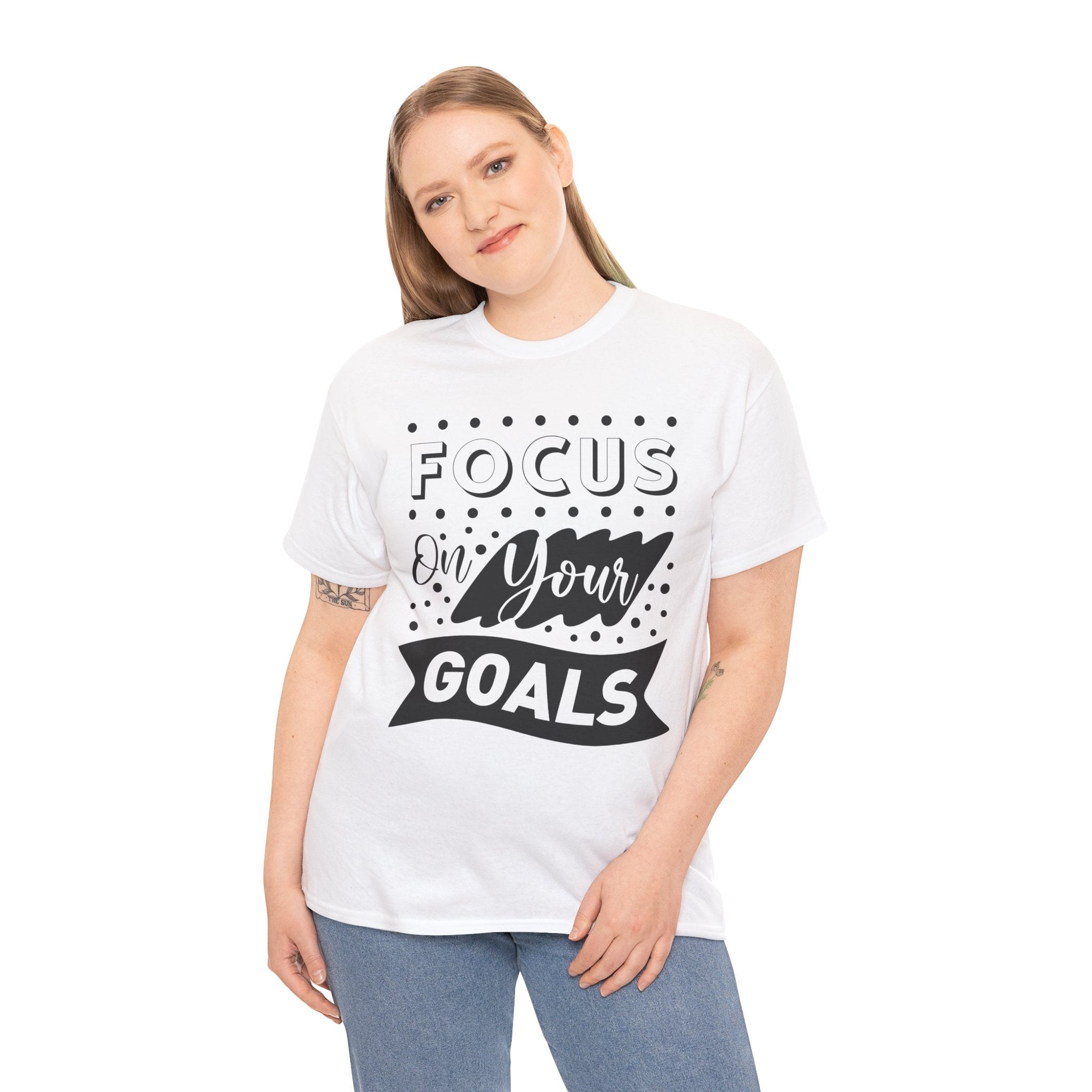 Focus On Your Goals T-Shirt — Motivational Graphic Tee