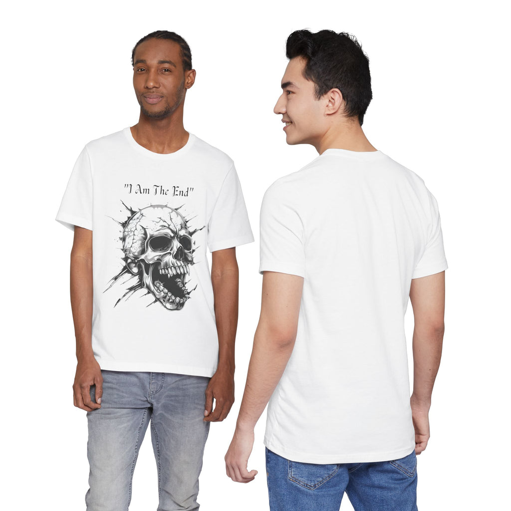 Skull Graphic Tee "I Am The End" - Gothic Rock T-Shirt